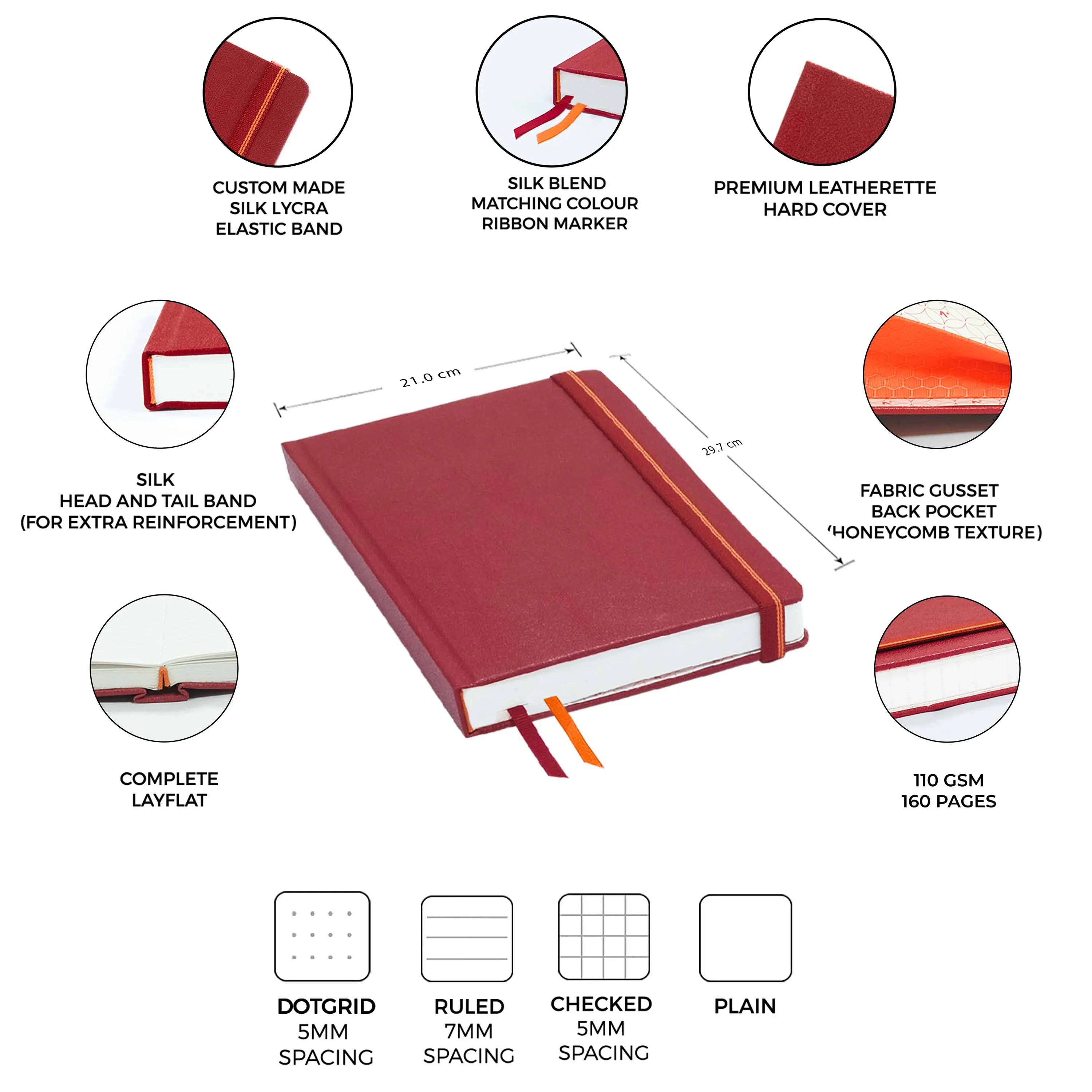 A4 - CLASSIC NOTEBOOK - HARDCOVER - Image 3