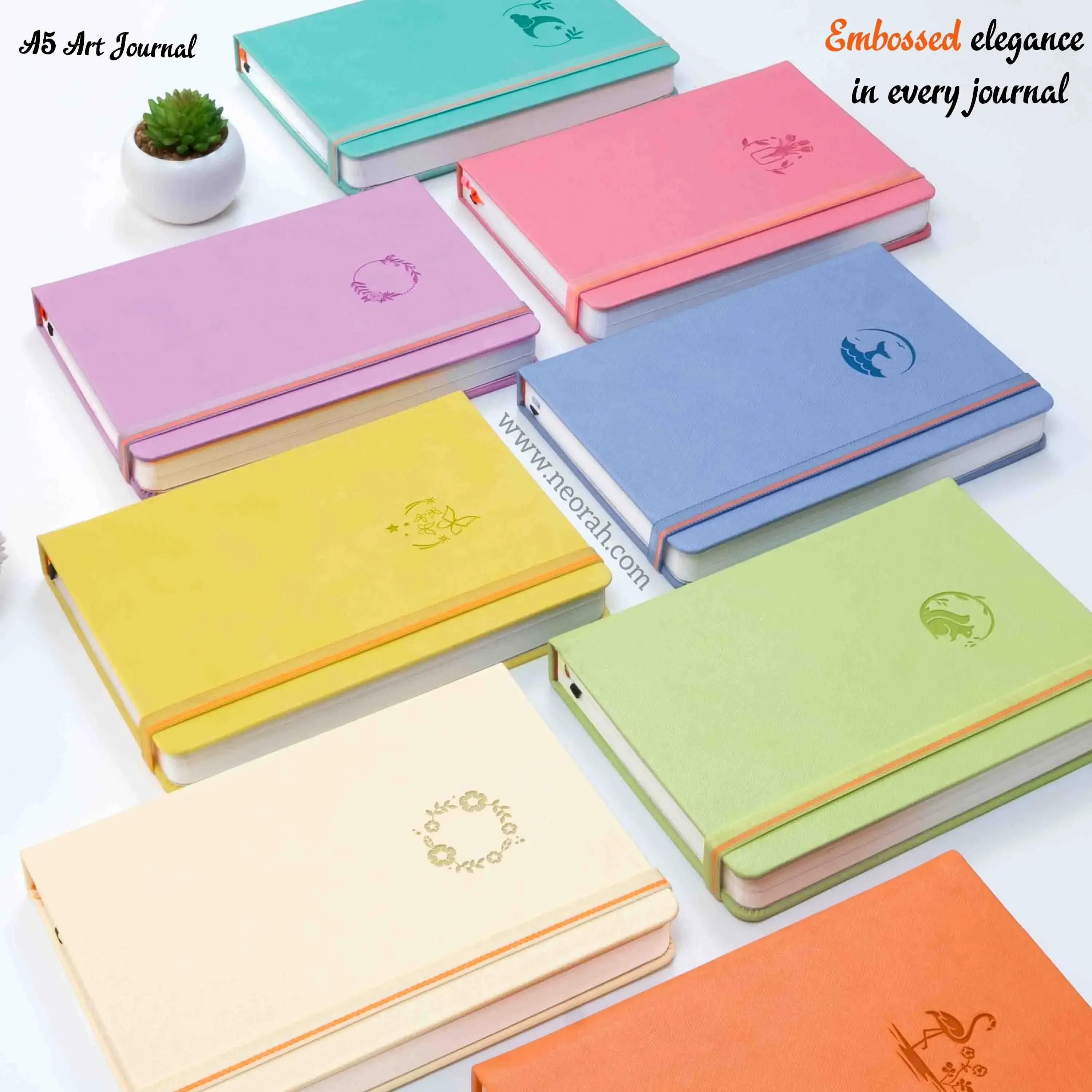 A5 - ART JOURNAL - DOT GRID - 200 GSM - Image 165