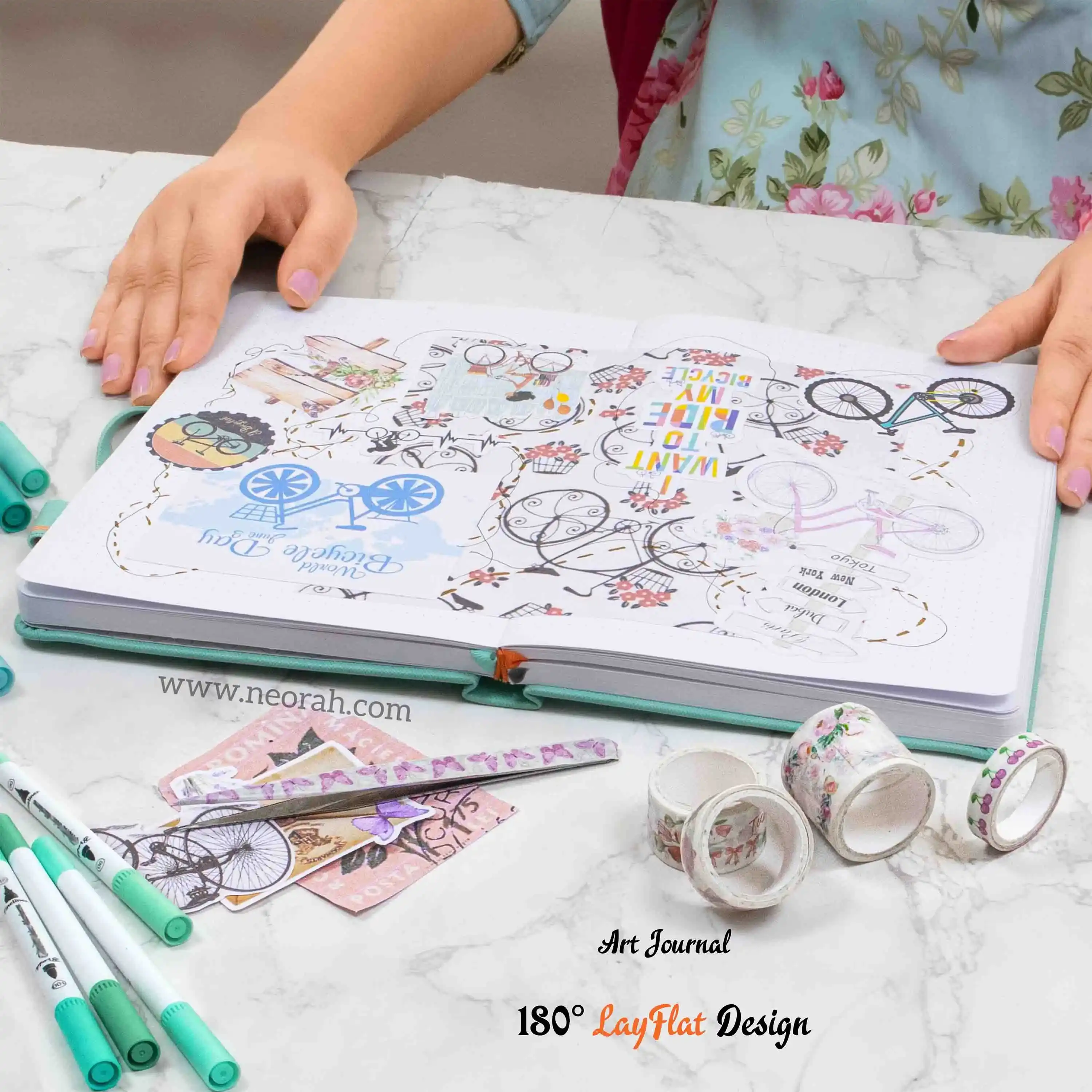 A5 - ART JOURNAL - DOT GRID - 200 GSM - Image 92