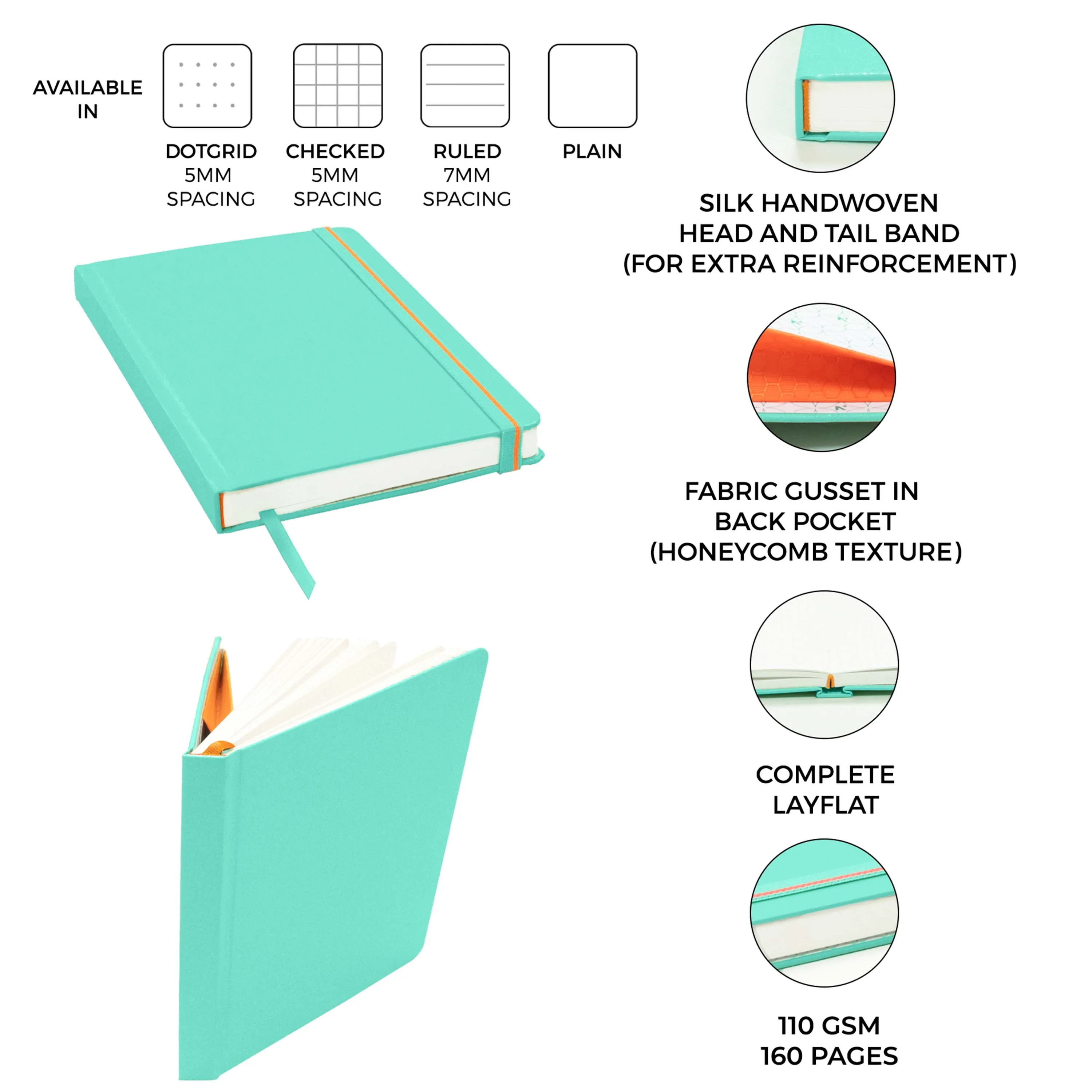 A5 - CLASSIC JOURNAL NOTEBOOK - HARDCOVER - Image 147