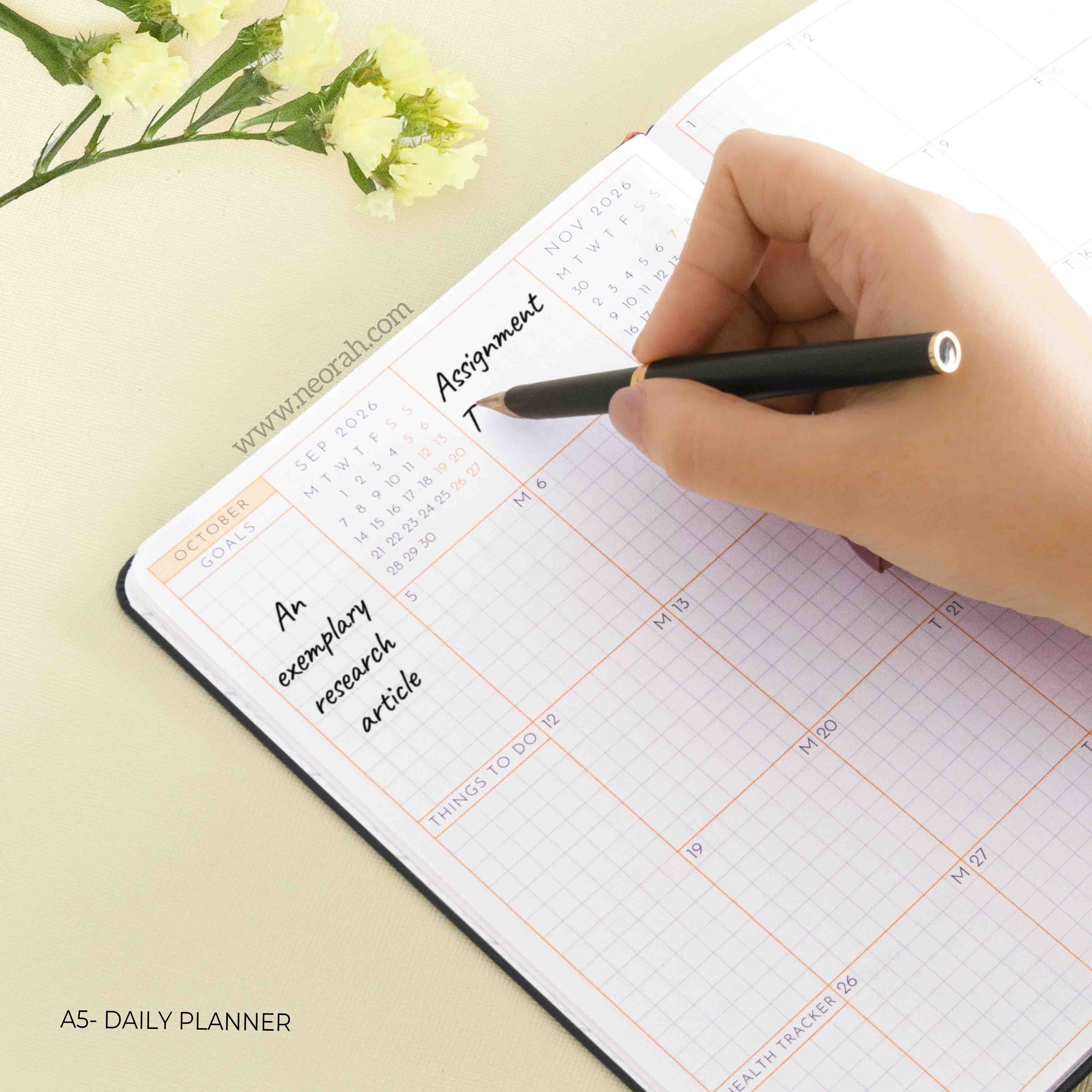 A5 - 2026 - DAILY PLANNER - HARD COVER - Image 10