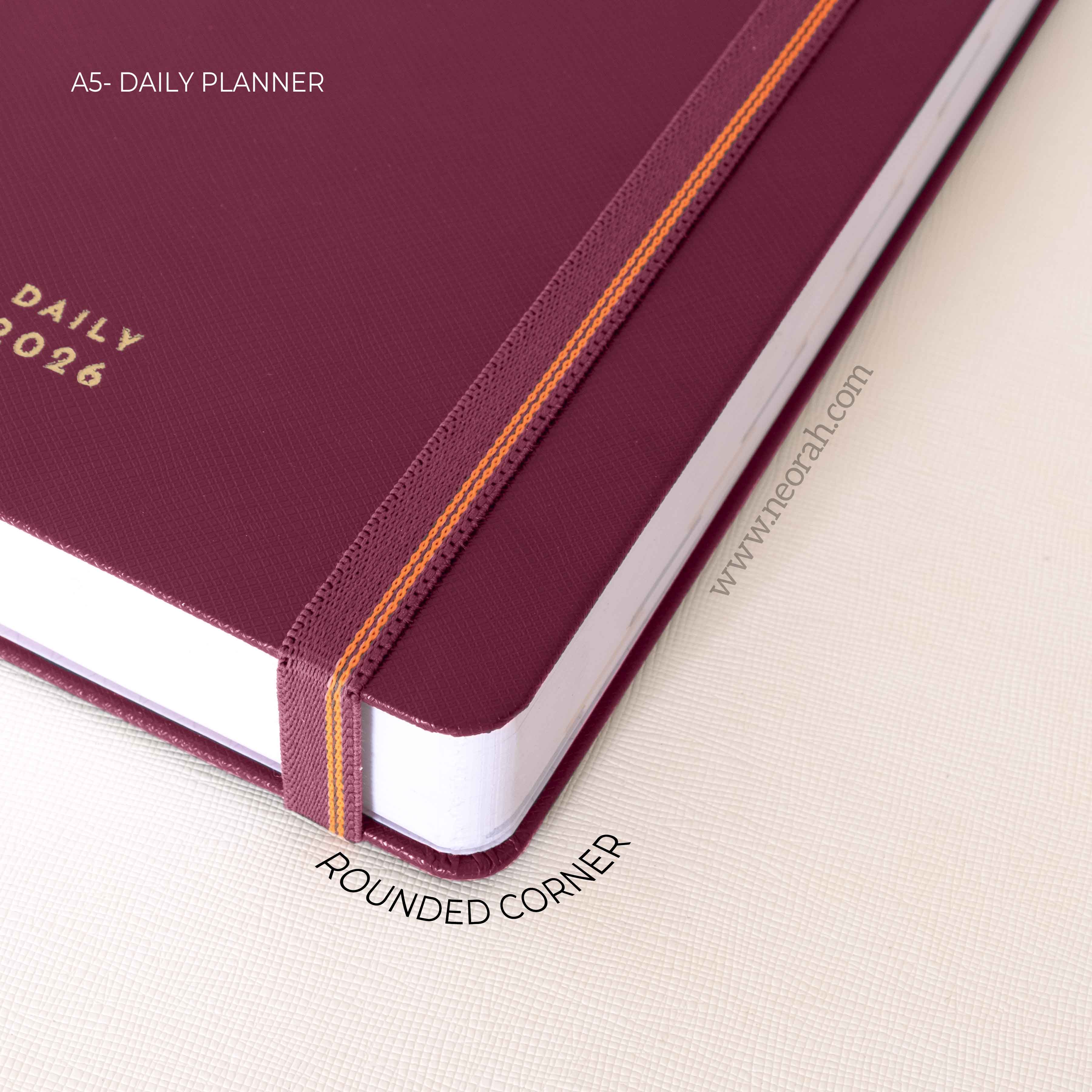A5 - 2026 - DAILY PLANNER - HARD COVER - Image 74