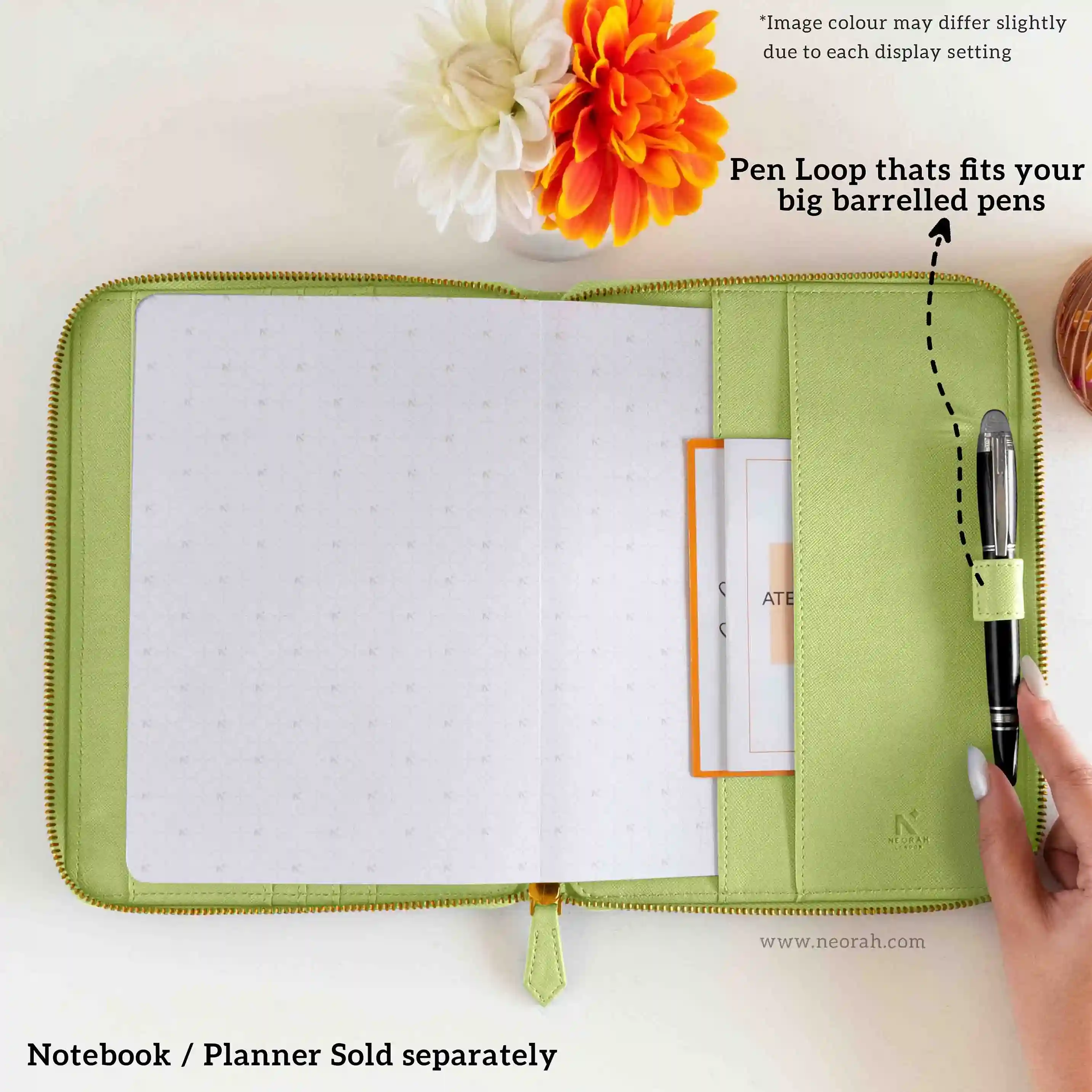 A5 - REFILLABLE QUILTED ORGANISER SLEEVE - ZIP - Image 115