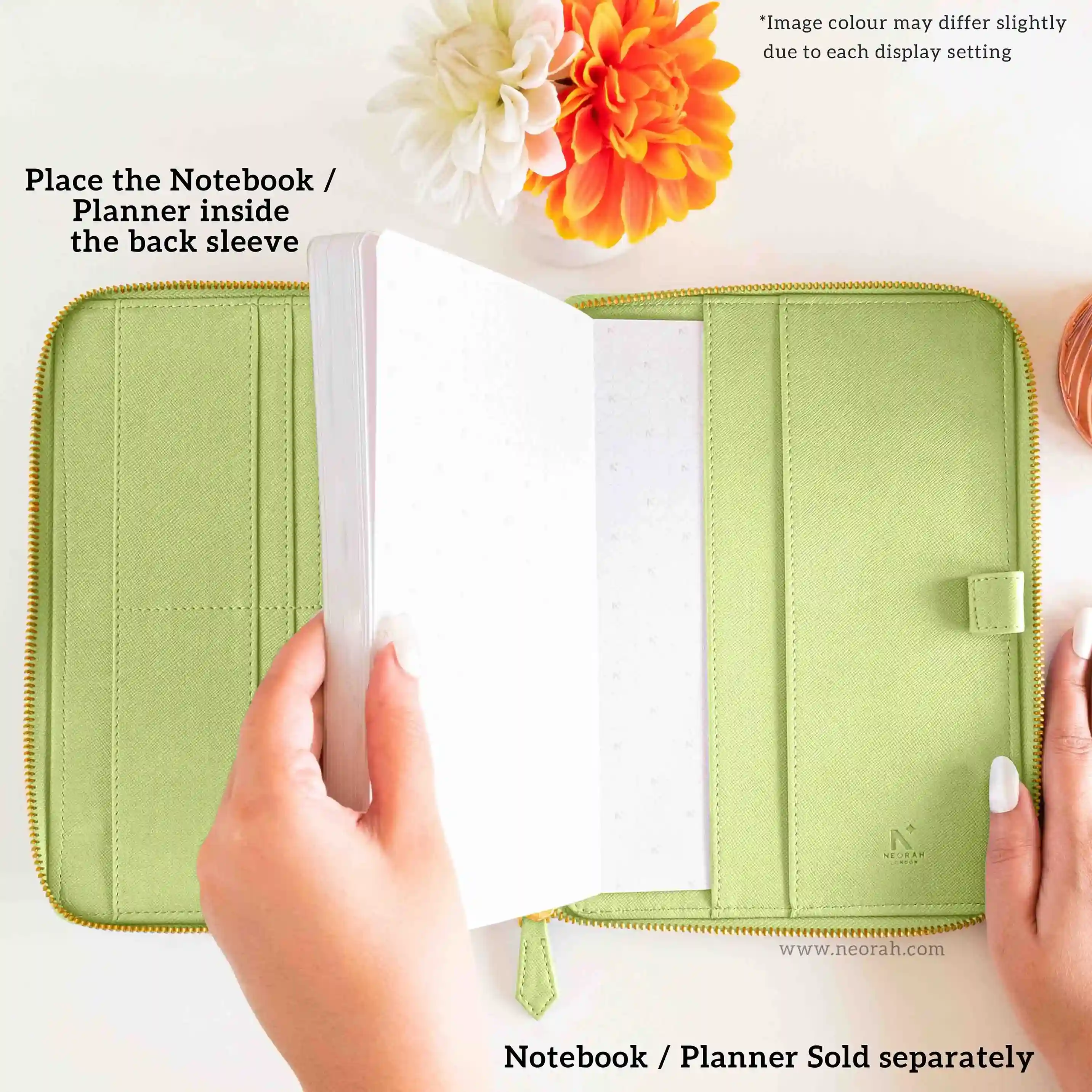 A5 - REFILLABLE QUILTED ORGANISER SLEEVE - ZIP - Image 120