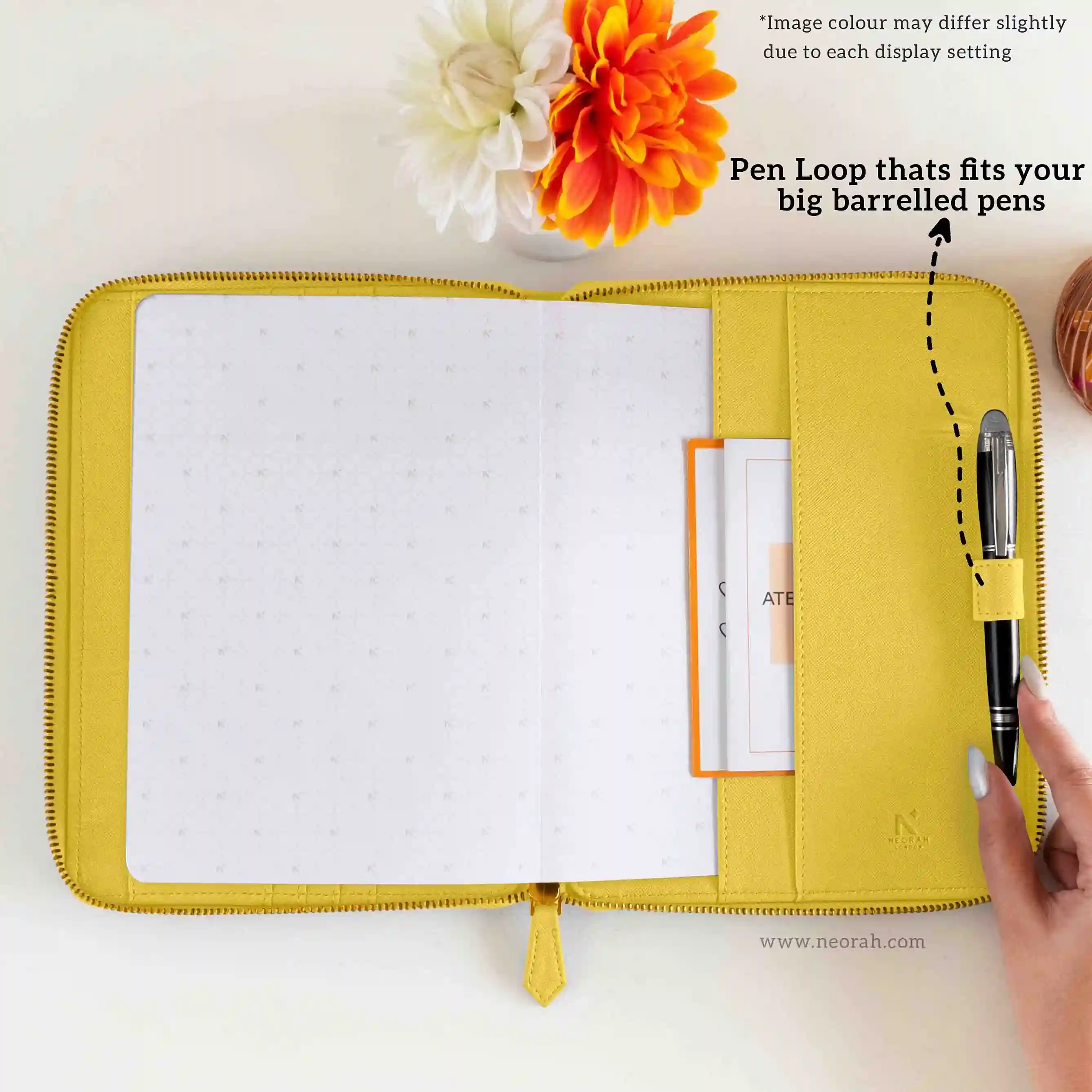 A5 - REFILLABLE QUILTED ORGANISER SLEEVE - ZIP - Image 152