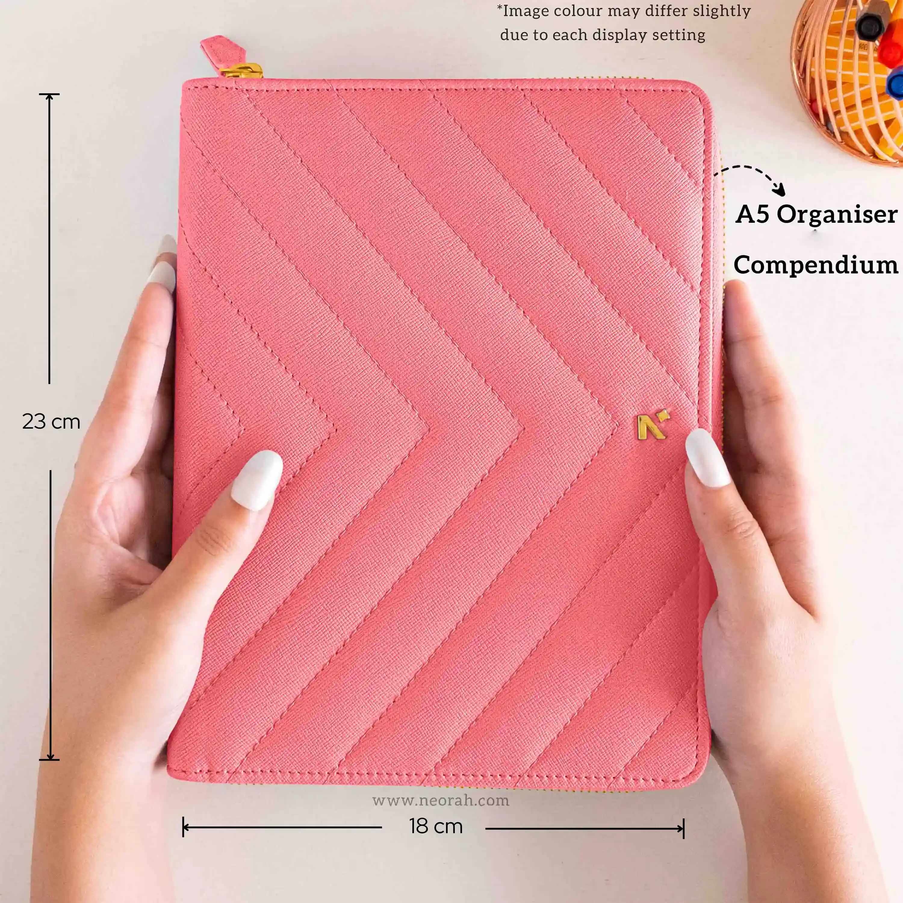 A5 - REFILLABLE QUILTED ORGANISER SLEEVE - ZIP - Image 156
