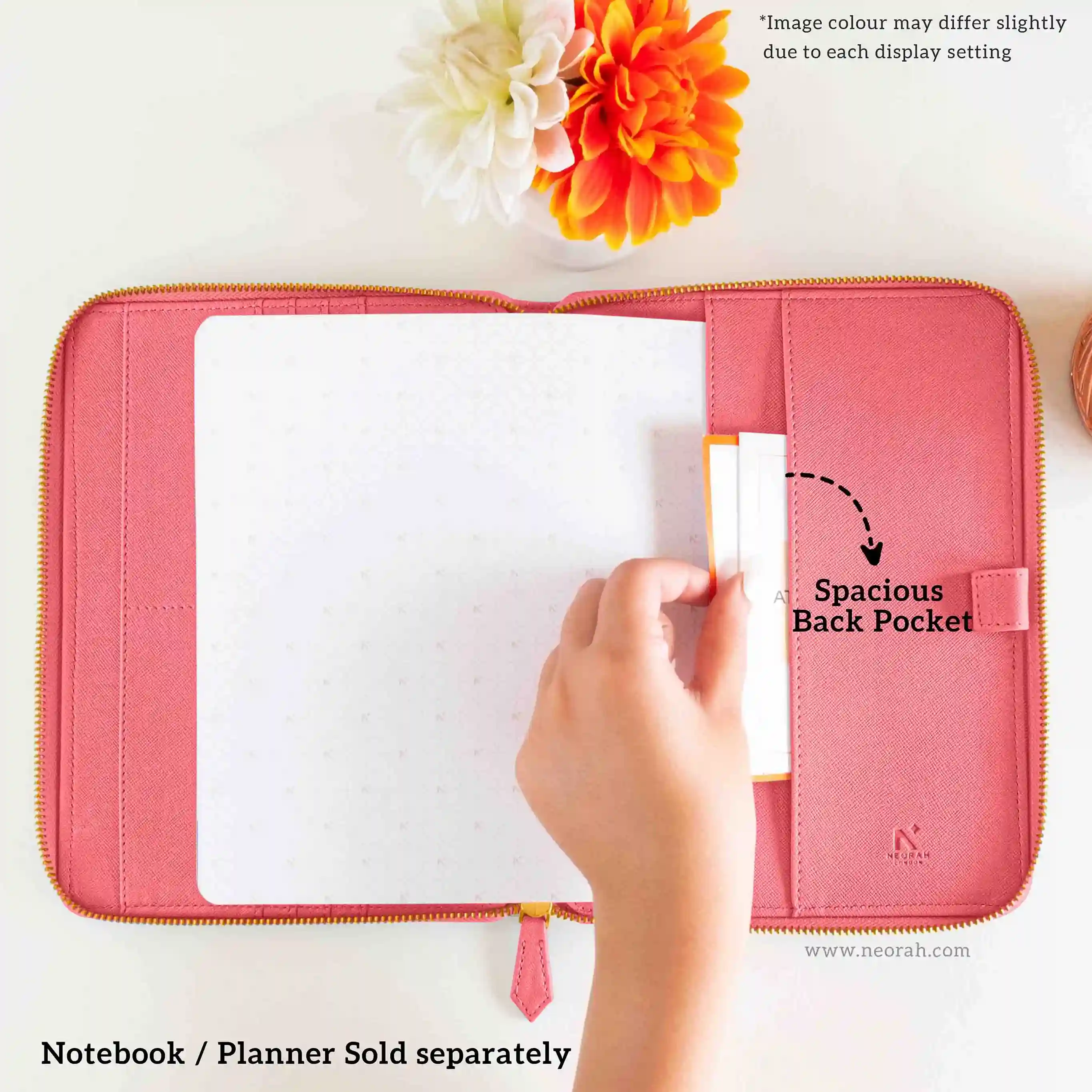 A5 - REFILLABLE QUILTED ORGANISER SLEEVE - ZIP - Image 161