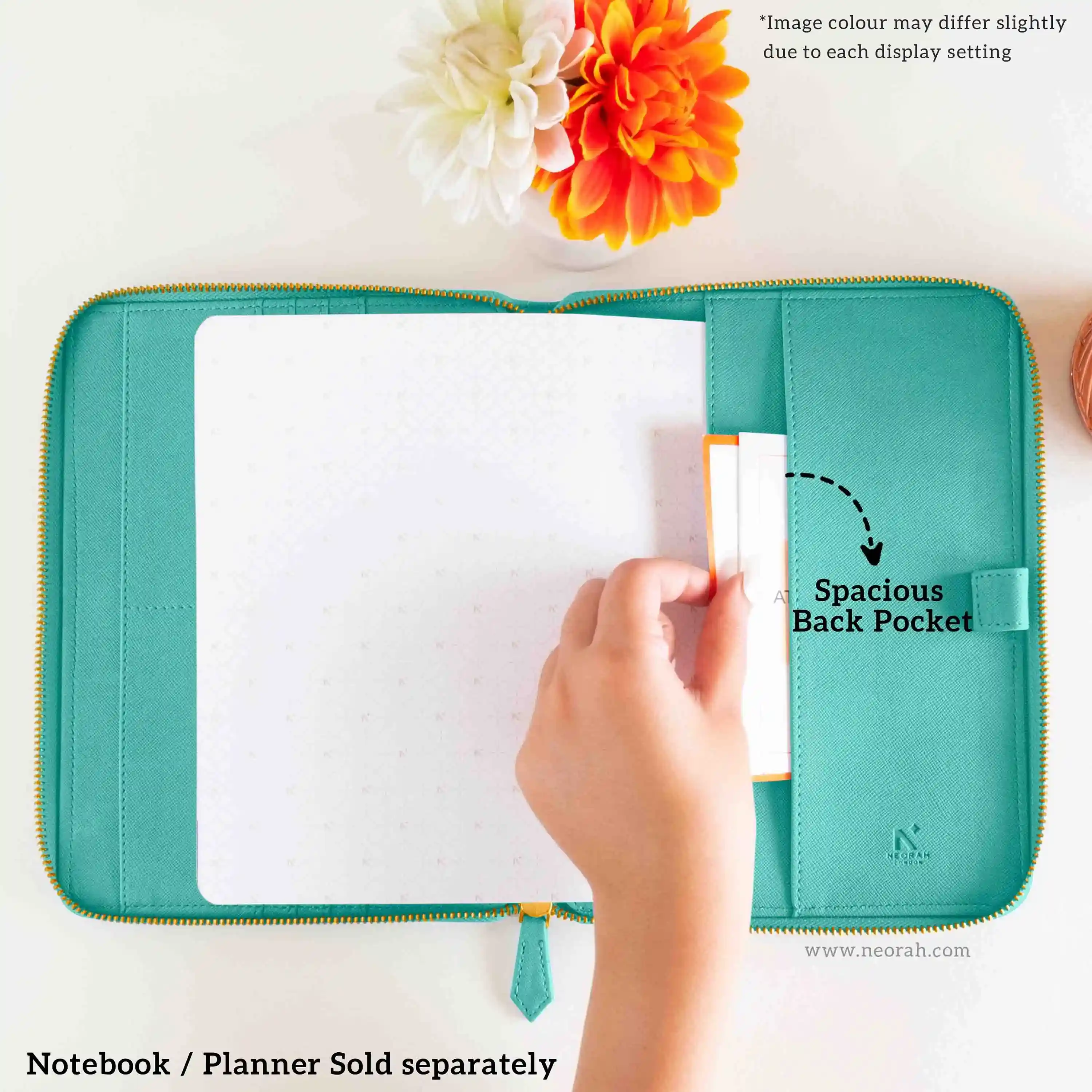 A5 - REFILLABLE QUILTED ORGANISER SLEEVE - ZIP - Image 192