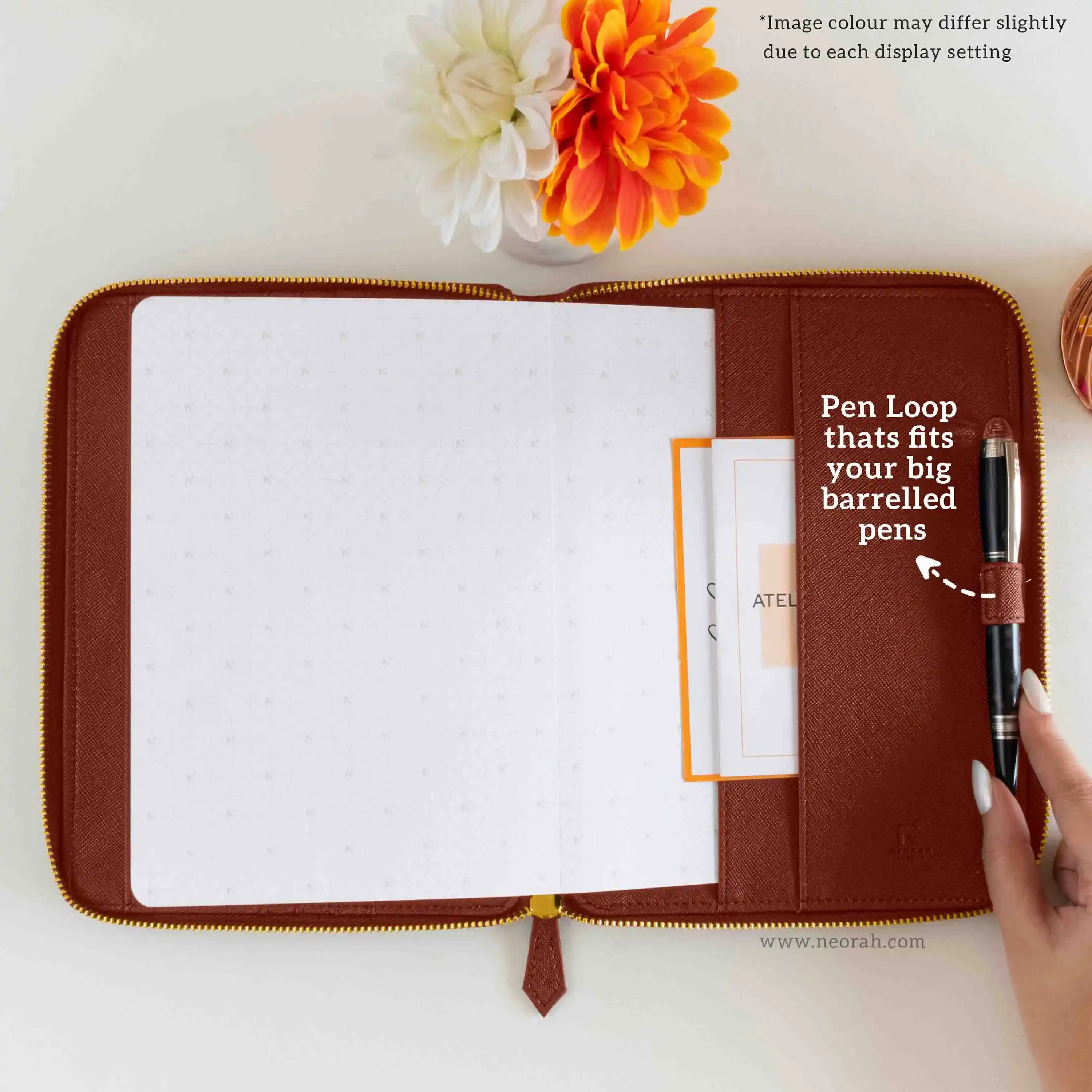 A5 - REFILLABLE QUILTED ORGANISER SLEEVE - ZIP - Image 46