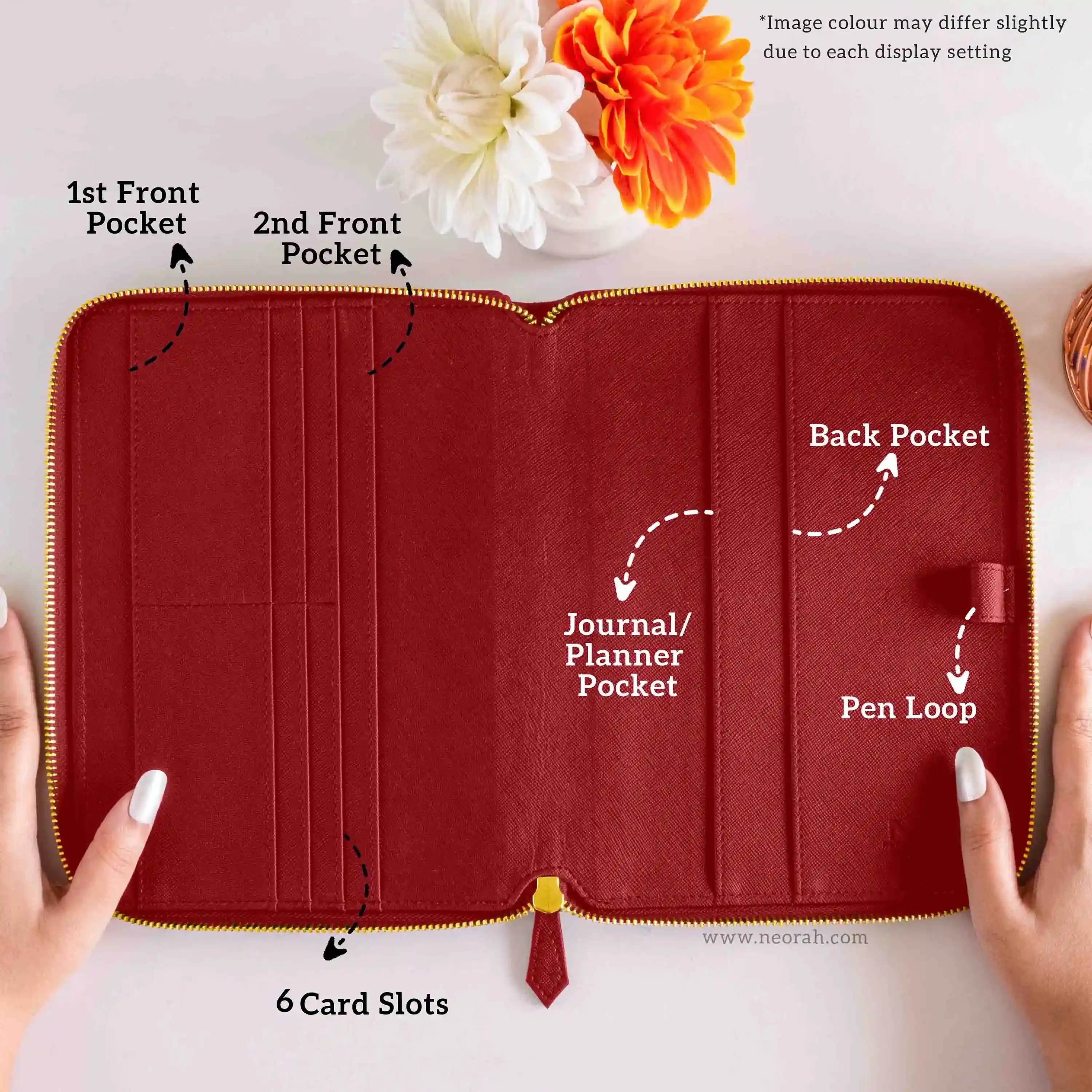 A5 - REFILLABLE QUILTED ORGANISER SLEEVE - ZIP - Image 52