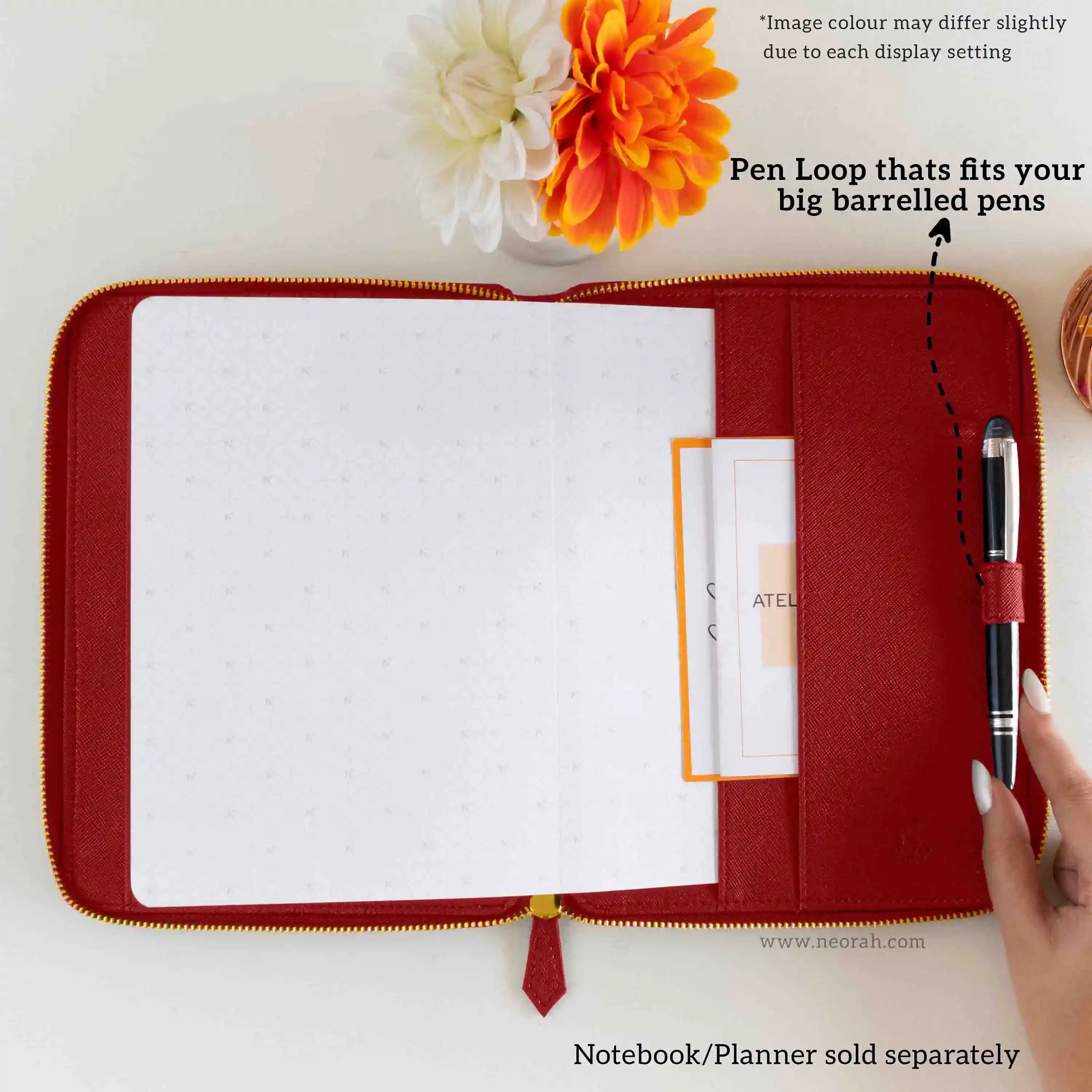 A5 - REFILLABLE QUILTED ORGANISER SLEEVE - ZIP - Image 57