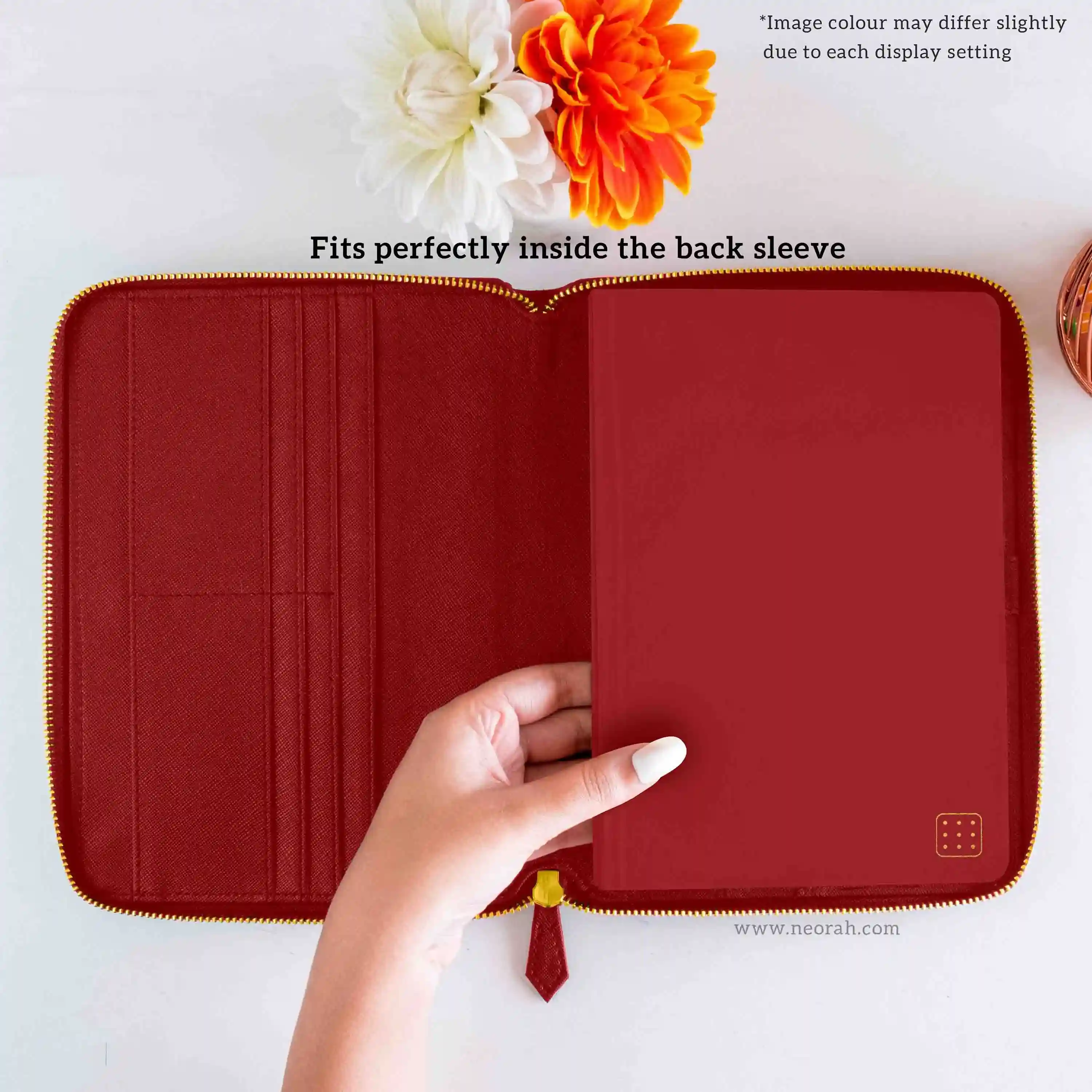 A5 - REFILLABLE QUILTED ORGANISER SLEEVE - ZIP - Image 58