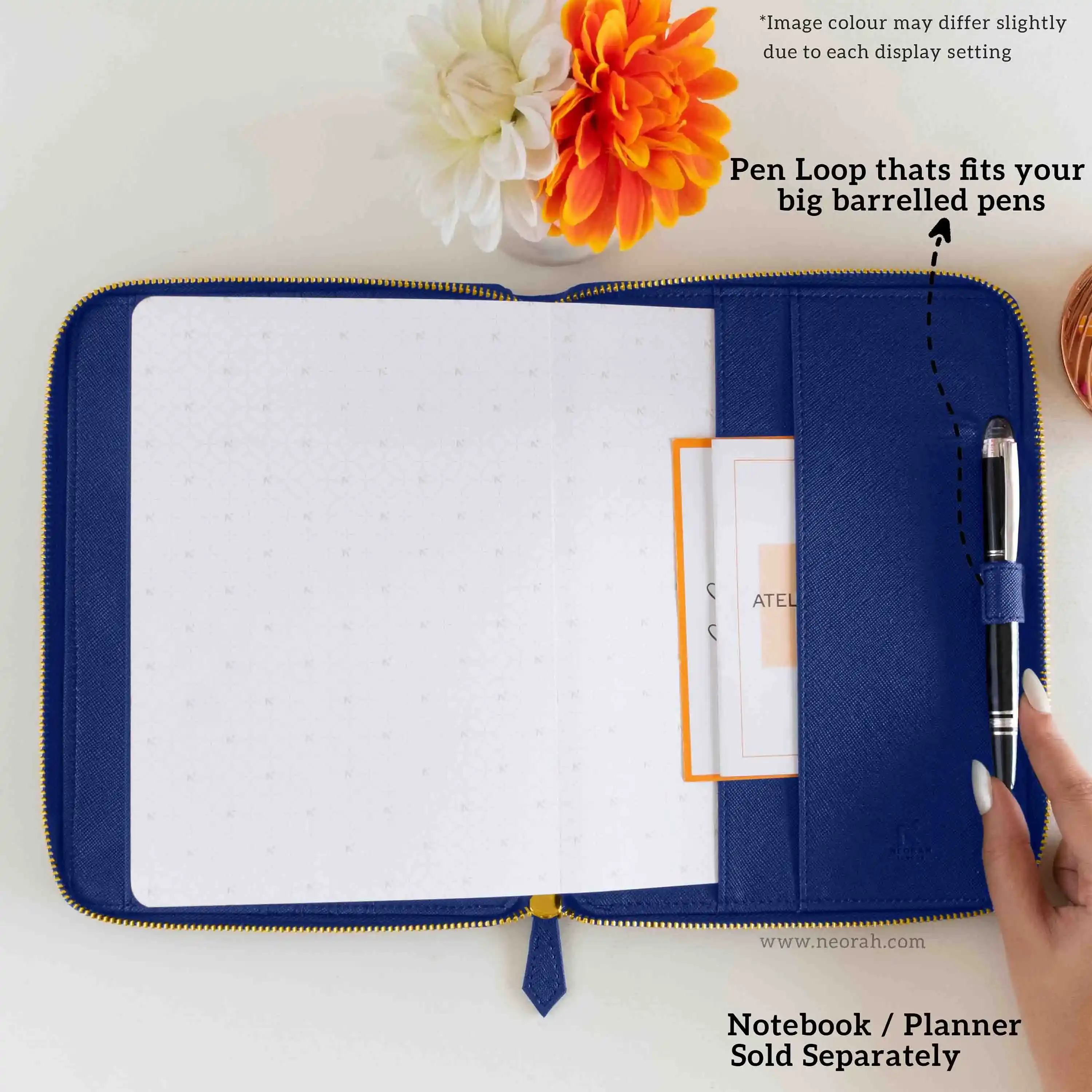 A5 - REFILLABLE QUILTED ORGANISER SLEEVE - ZIP - Image 71