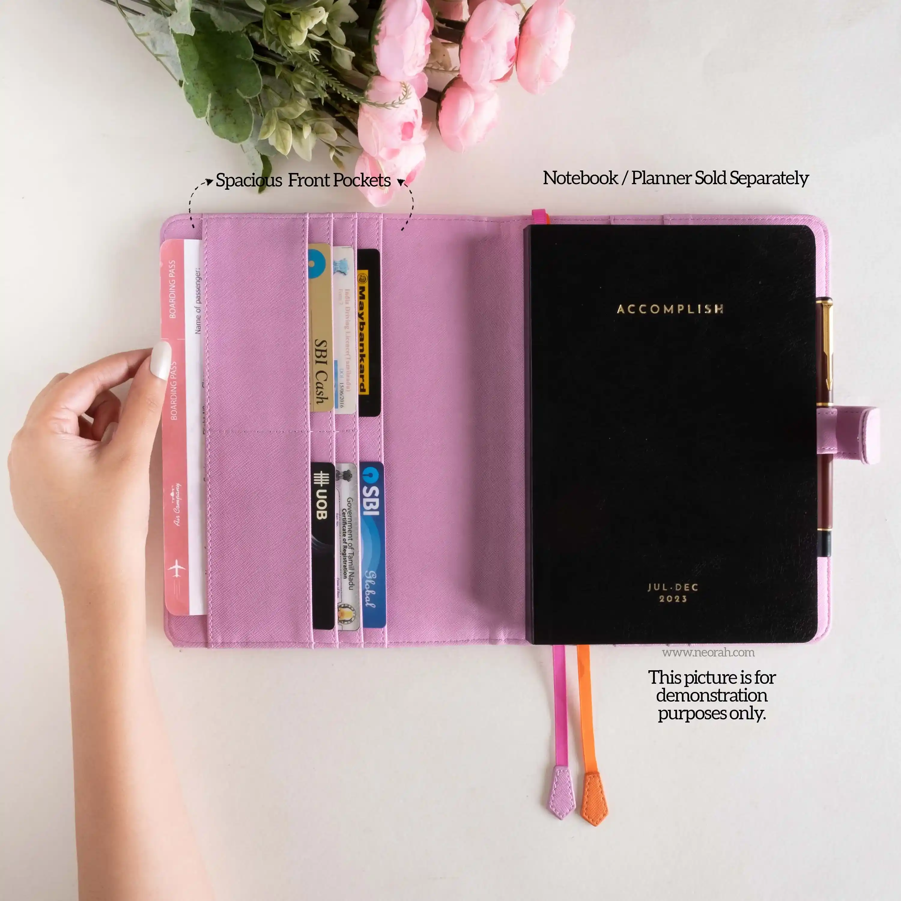 A5 - REFILLABLE QUILTED ORGANISER SLEEVE WITH LOOP - Image 146