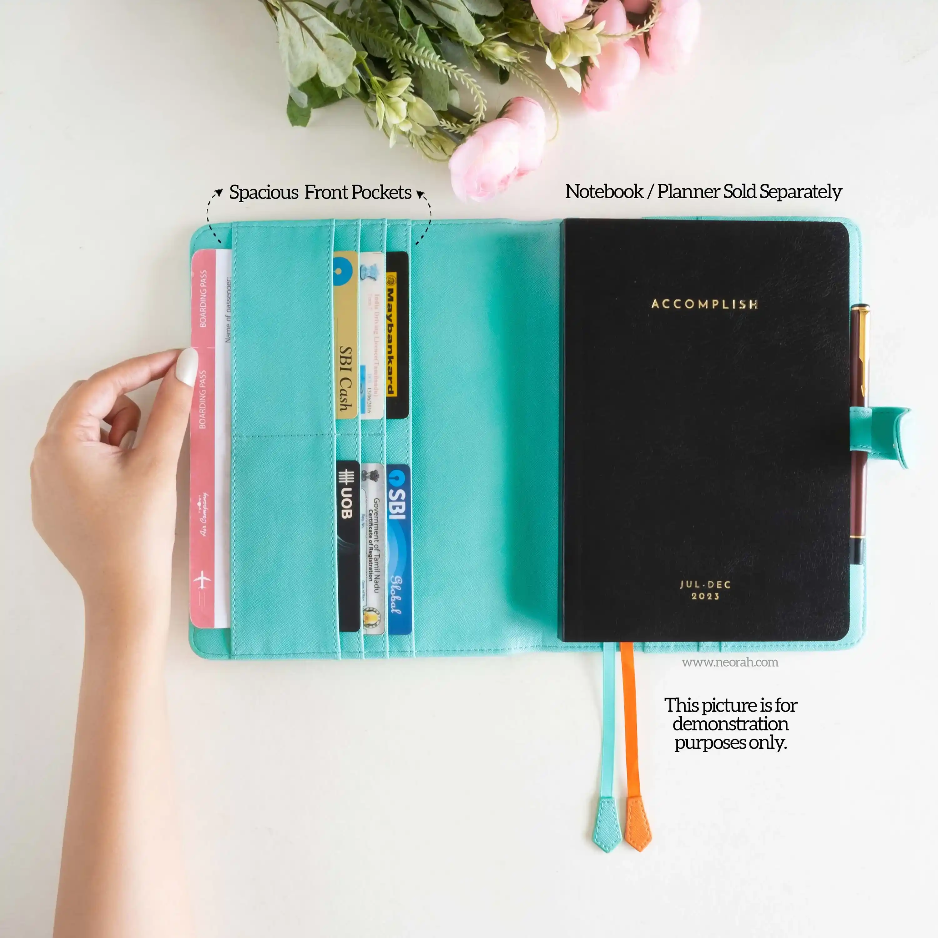 A5 - REFILLABLE QUILTED ORGANISER SLEEVE WITH LOOP - Image 35
