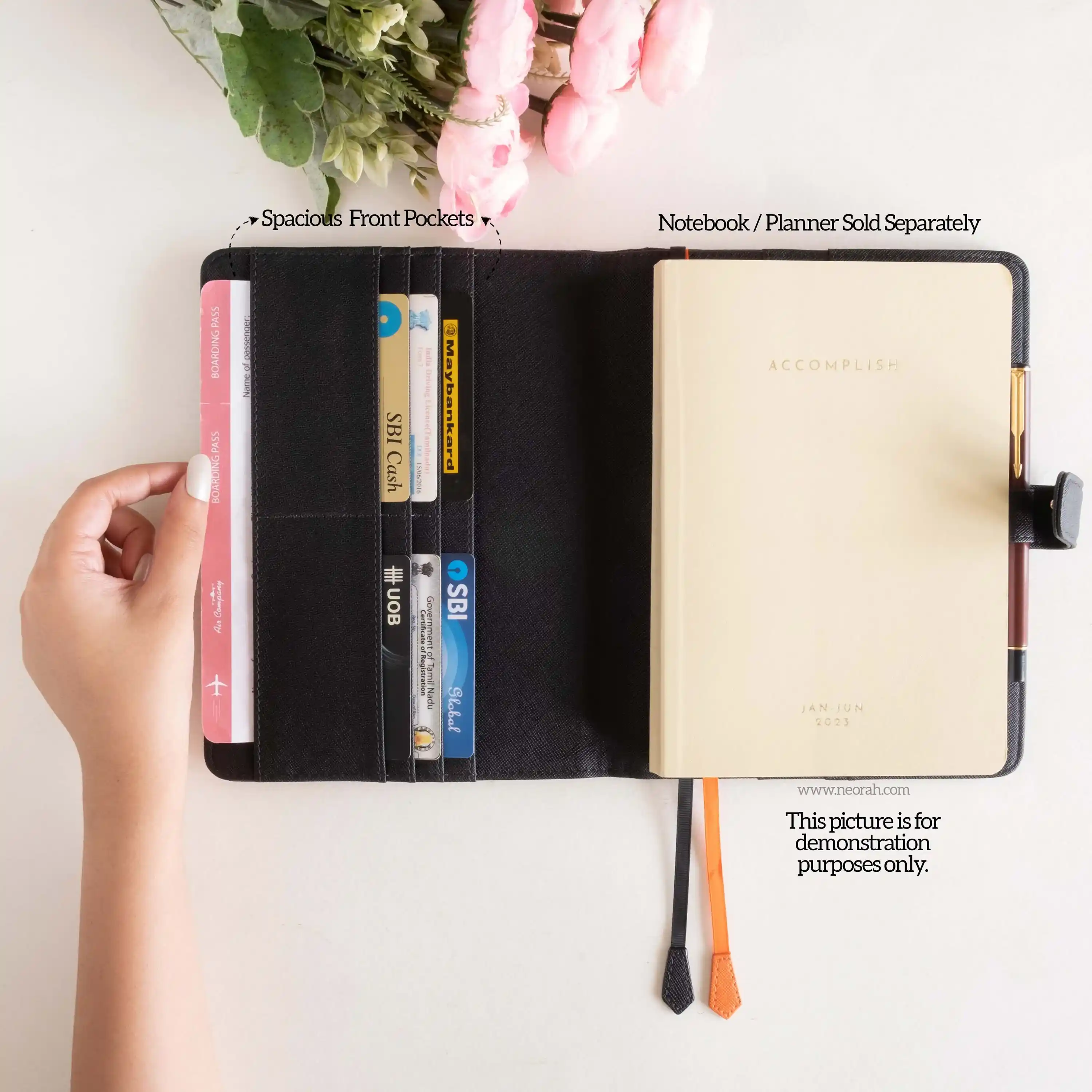 A5 - REFILLABLE QUILTED ORGANISER SLEEVE WITH LOOP - Image 72