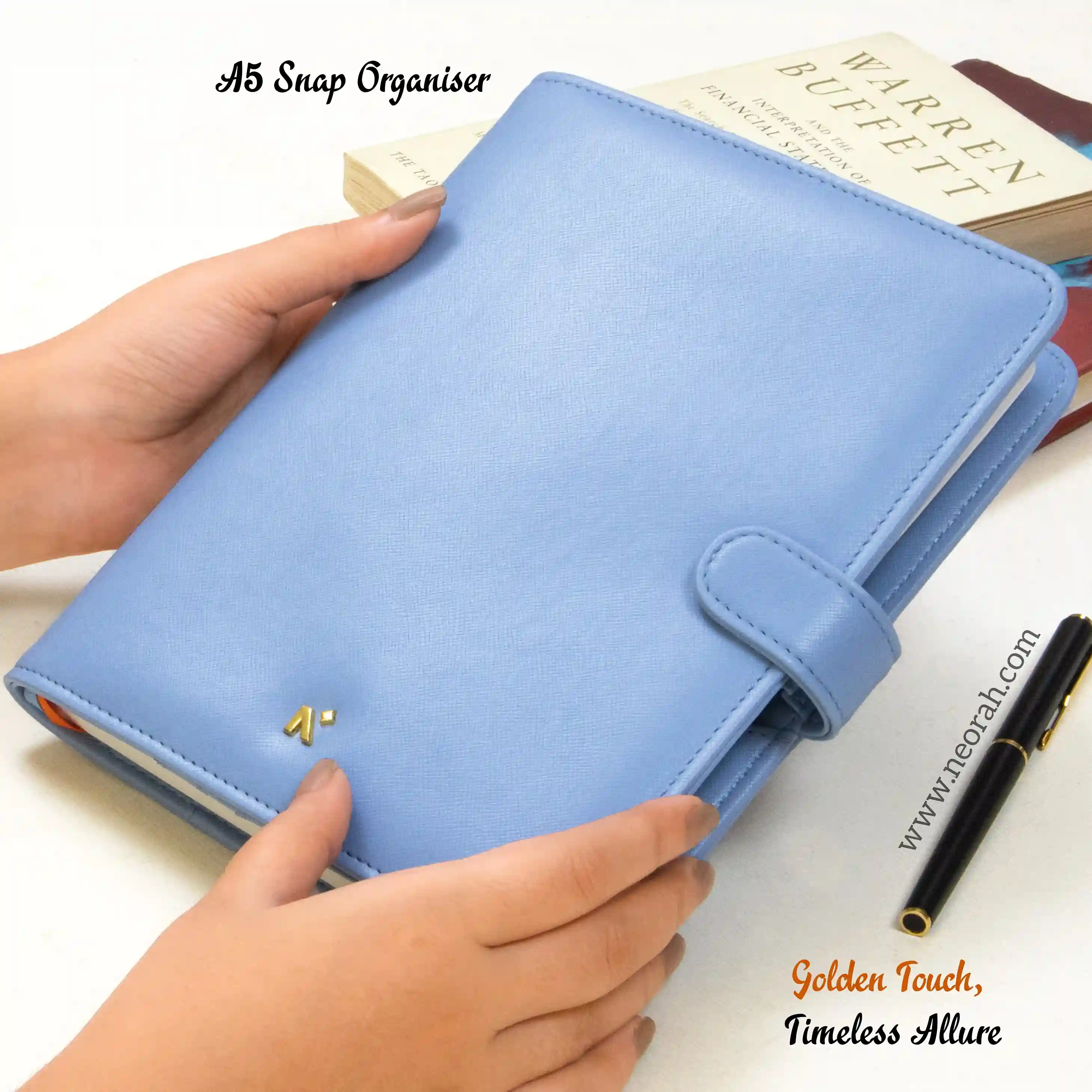 A5 - REFILLABLE ORGANISER SLEEVE - SNAP BUTTON - Image 124