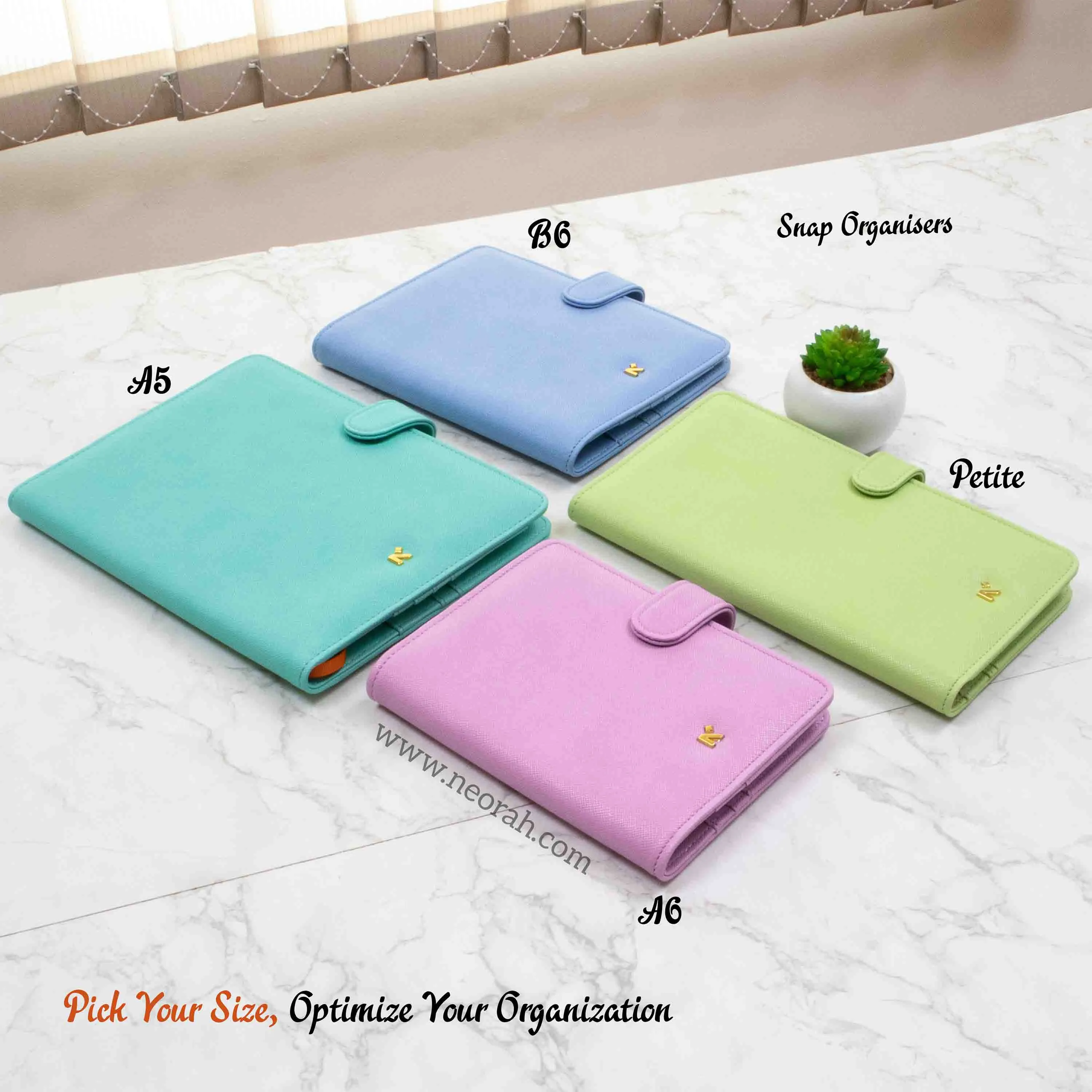 A5 - REFILLABLE ORGANISER SLEEVE - SNAP BUTTON - Image 180
