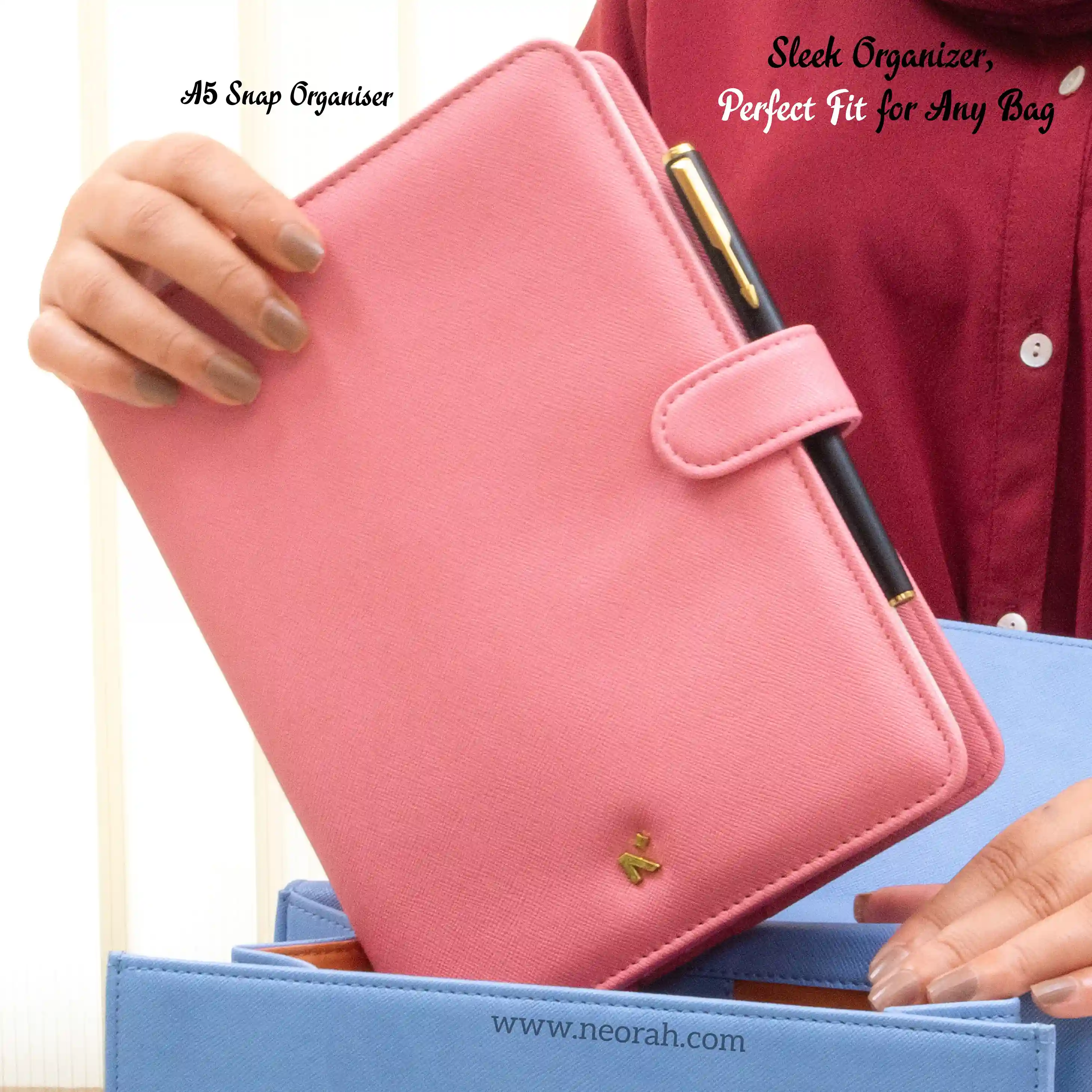A5 - REFILLABLE ORGANISER SLEEVE - SNAP BUTTON - Image 97