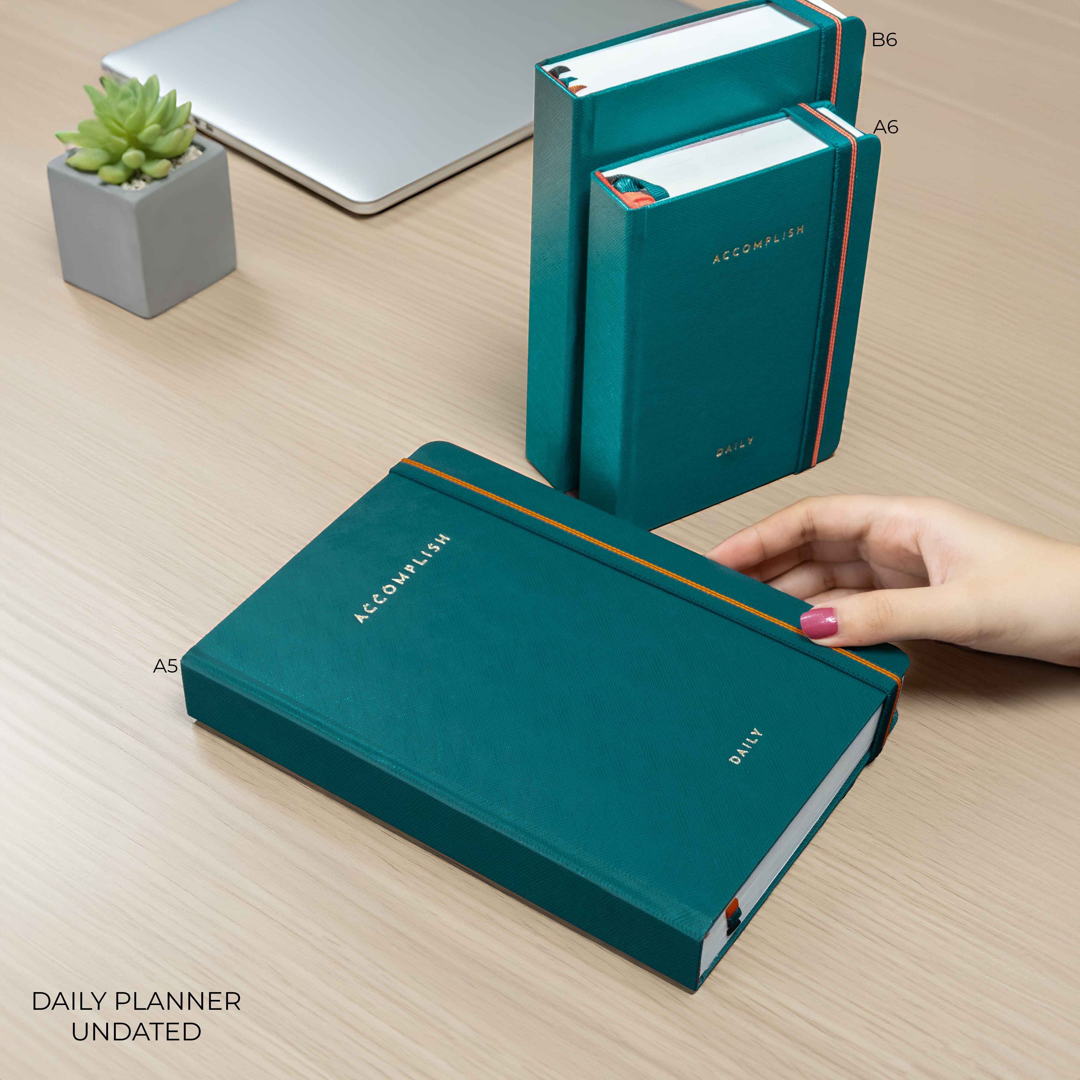 A5 - UNDATED - DAILY PLANNER - HARD COVER - Image 20
