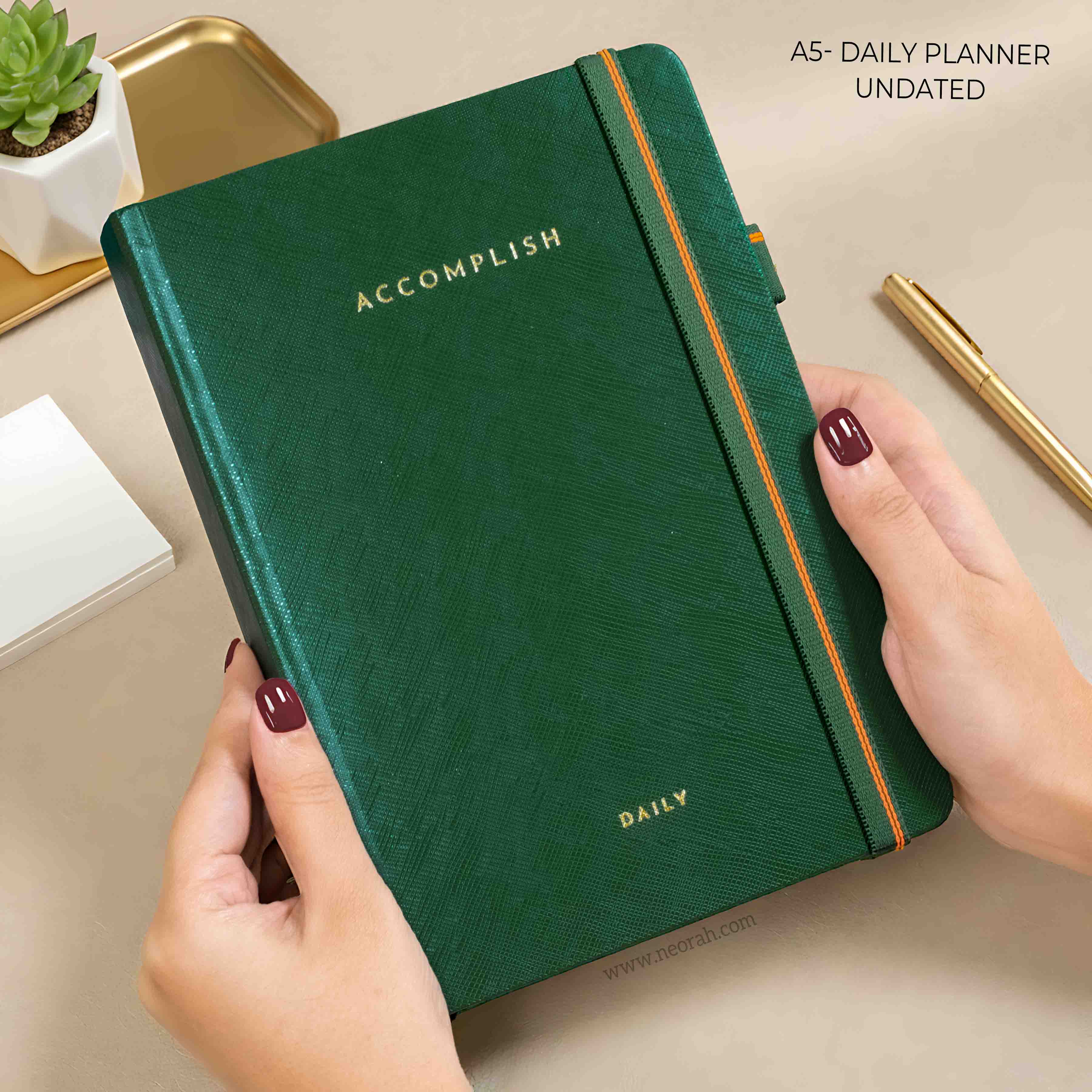 A5 - UNDATED - DAILY PLANNER - HARD COVER - Image 21