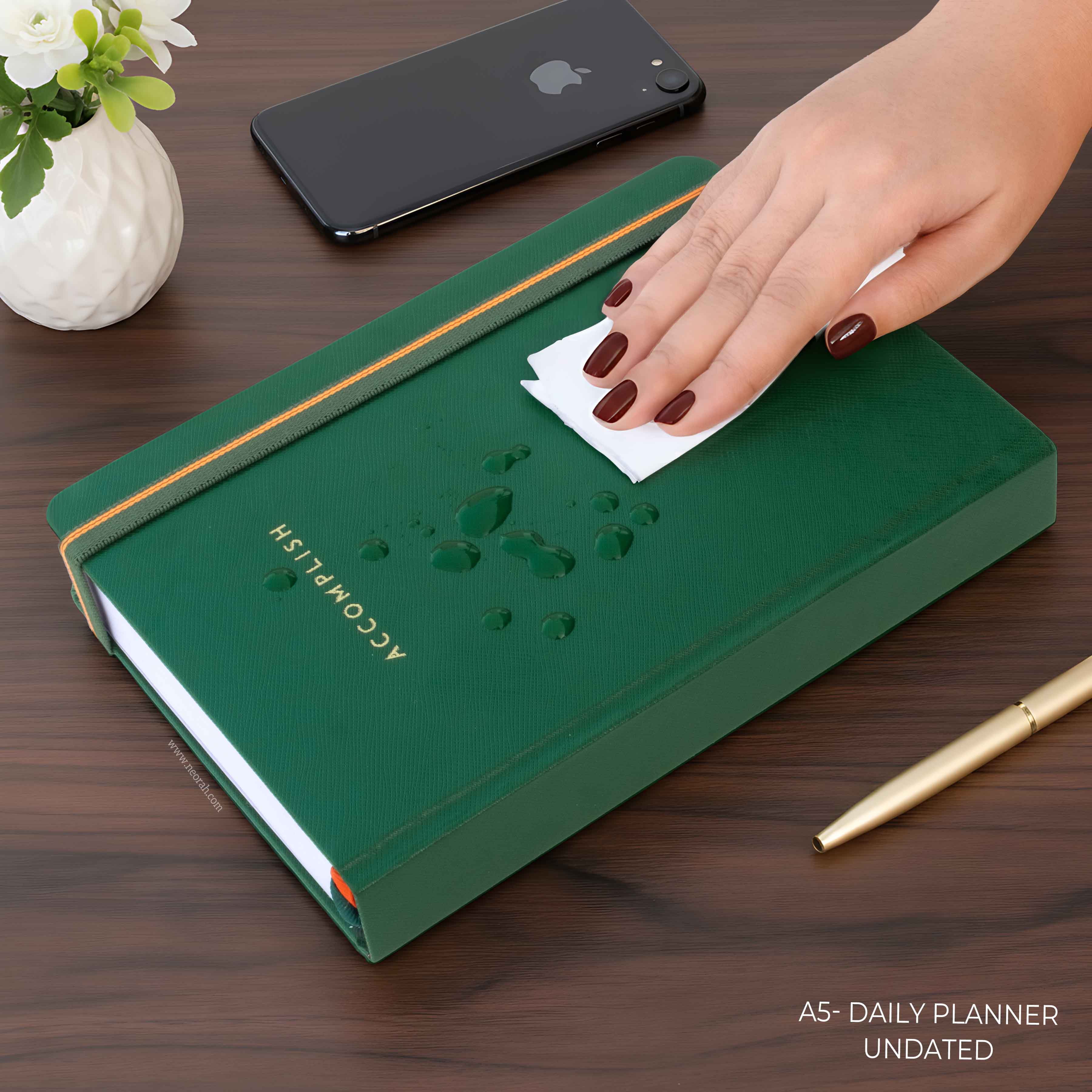 A5 - UNDATED - DAILY PLANNER - HARD COVER - Image 24