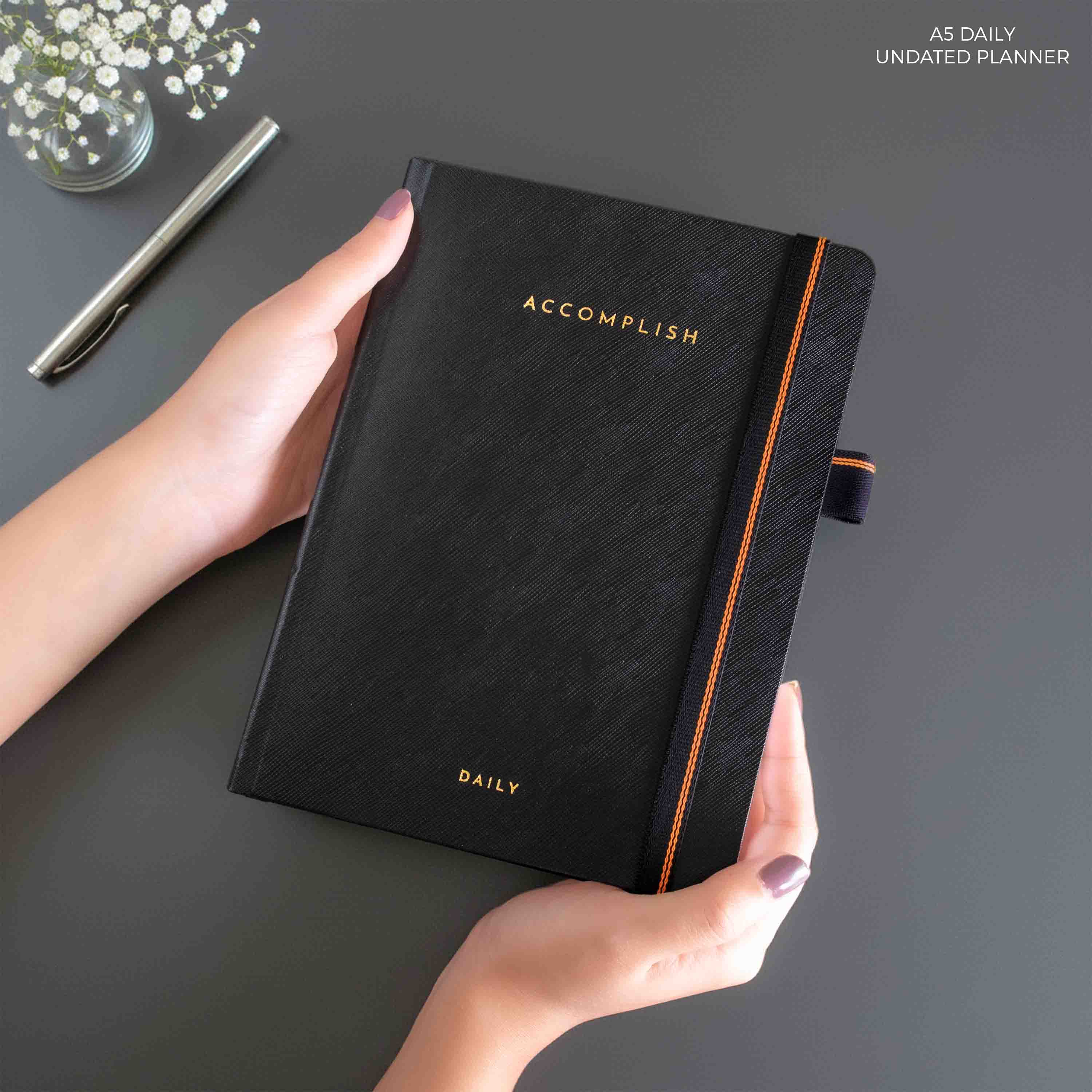 A5 - UNDATED - DAILY PLANNER - HARD COVER - Image 35