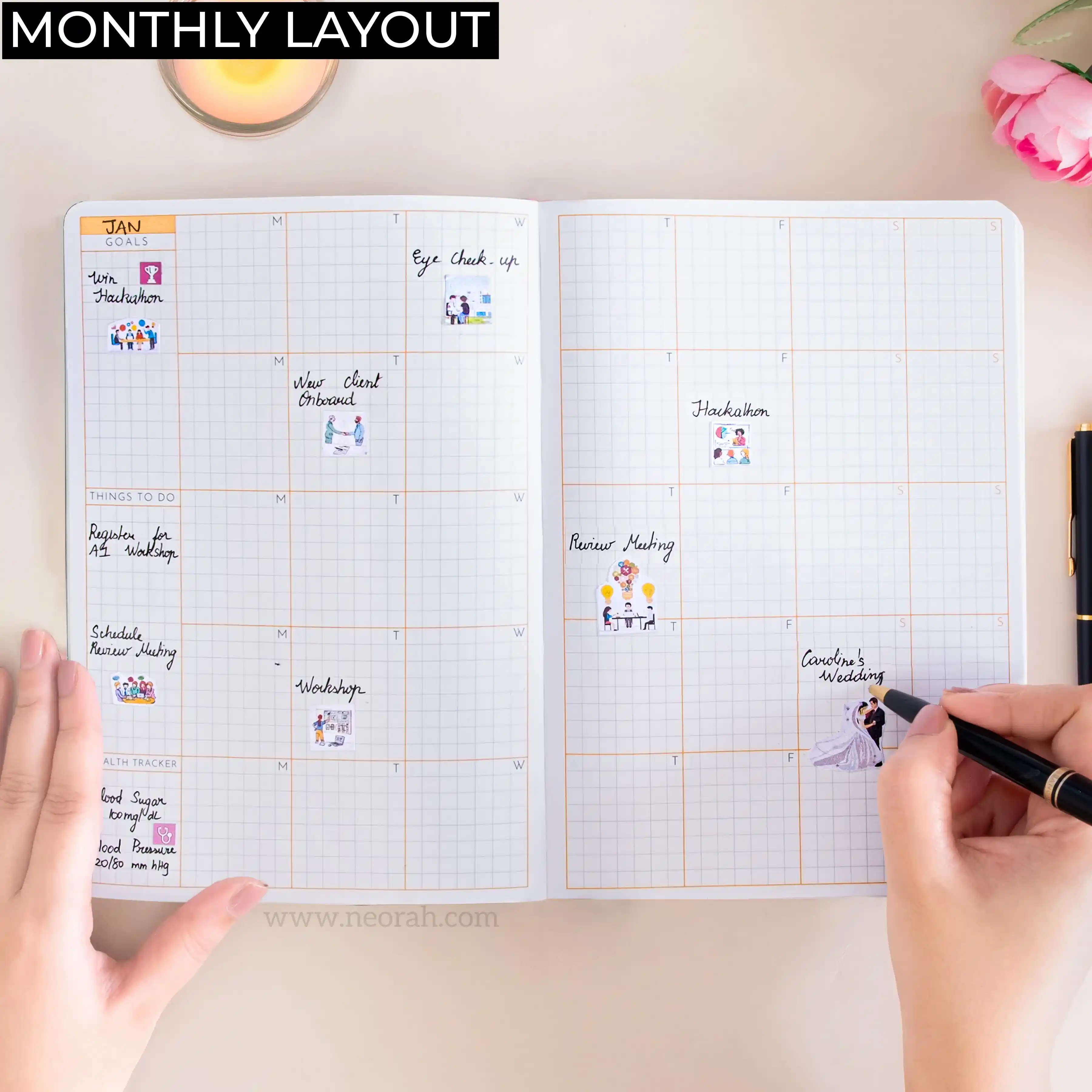 A5 - UNDATED - DAILY PLANNER - SOFT COVER - Image 13