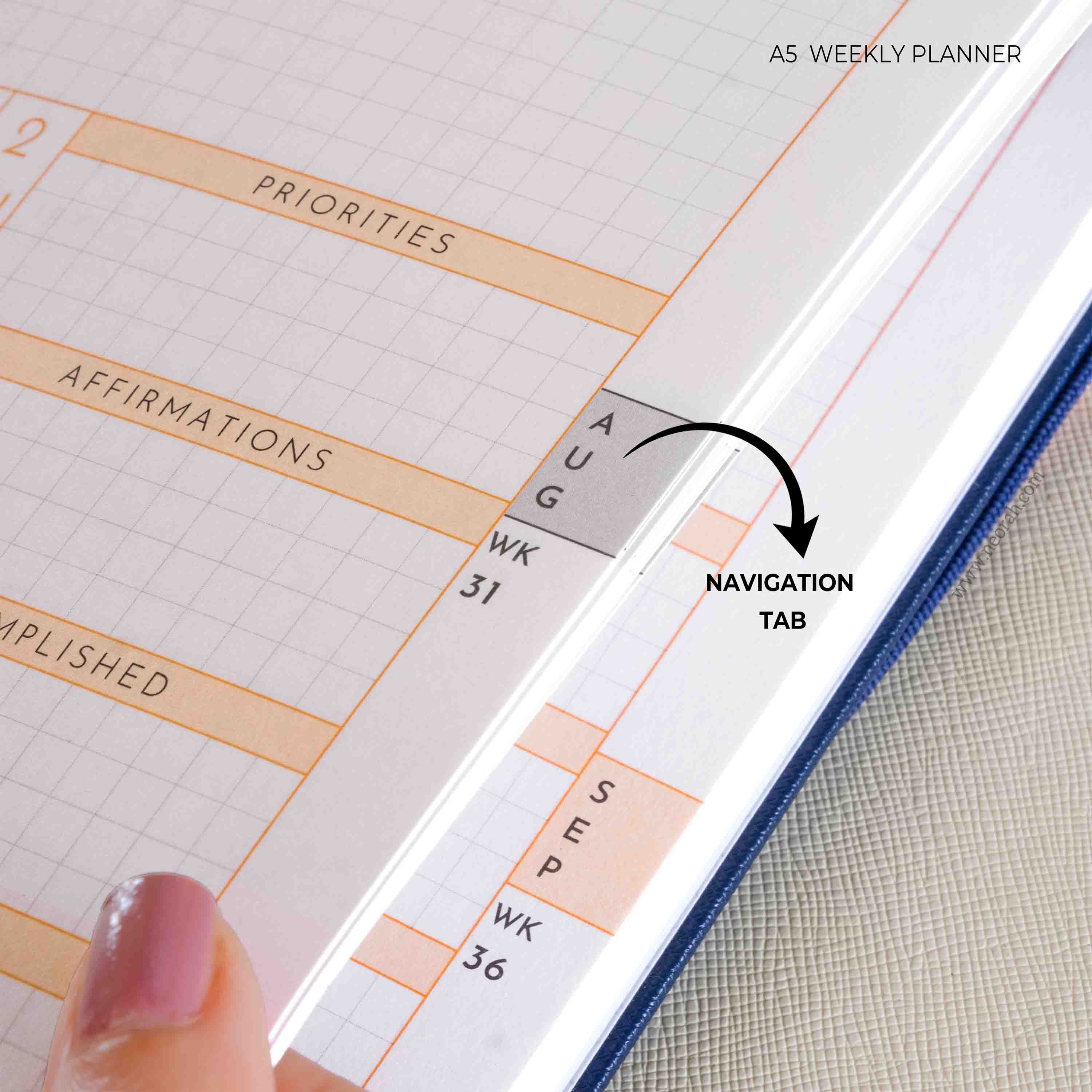 A5 - 2026 - WEEKLY PLANNER - HARD COVER - Image 9