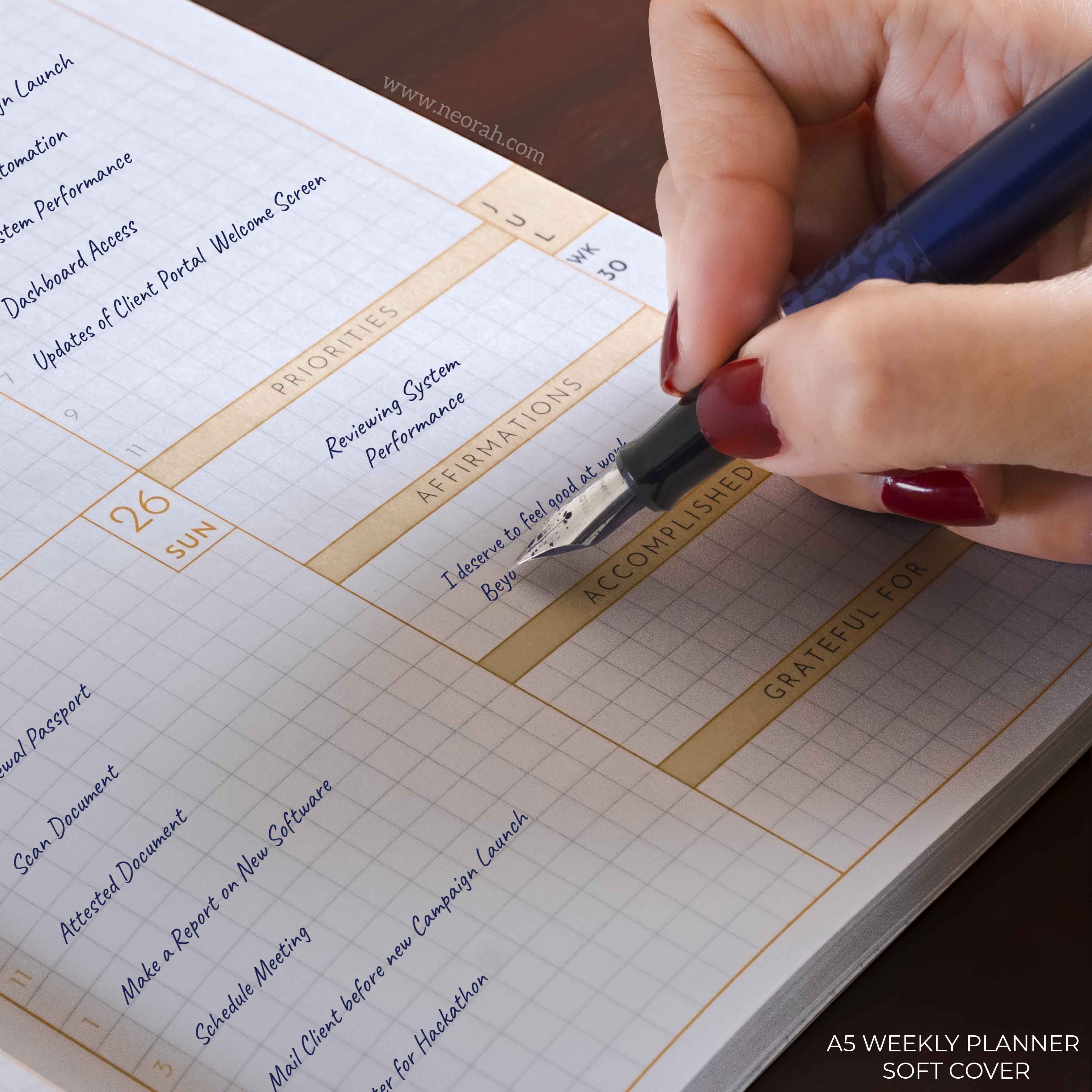 A5 - 2026 - WEEKLY PLANNER - 264 PAGES - SOFT COVER - Image 10