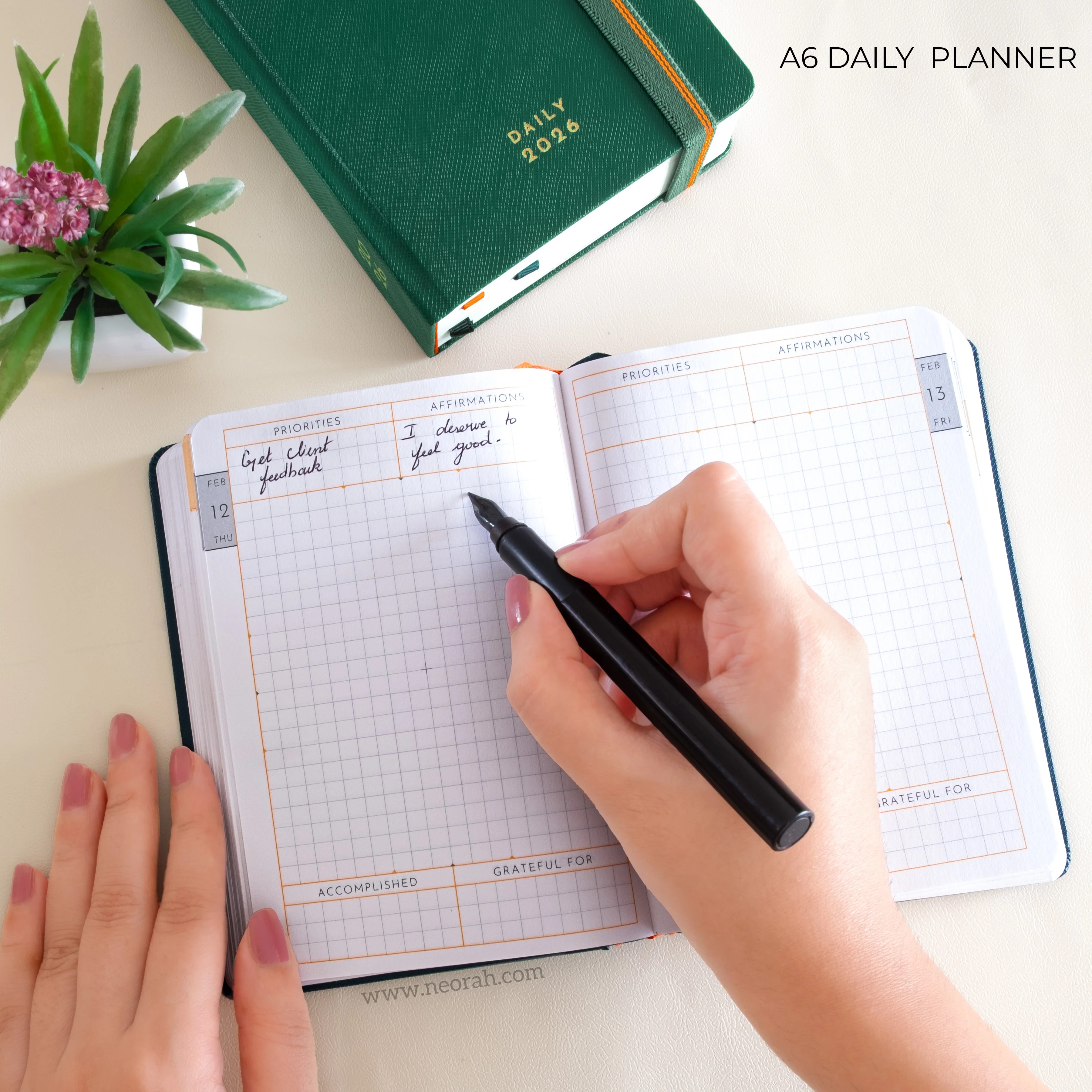 A6 - 2026 - DAILY PLANNER - HARD COVER - Image 13