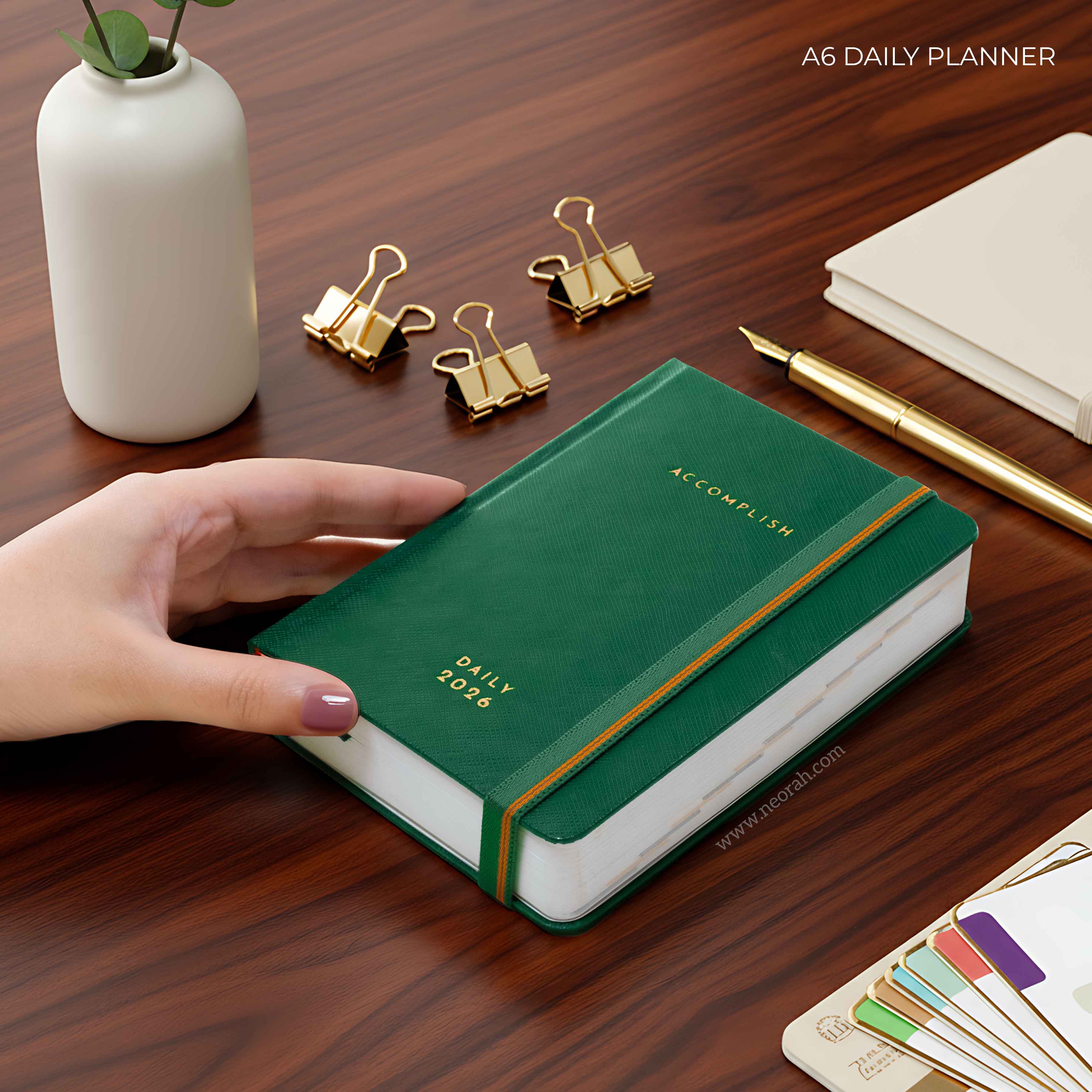 A6 - 2026 - DAILY PLANNER - HARD COVER - Image 56