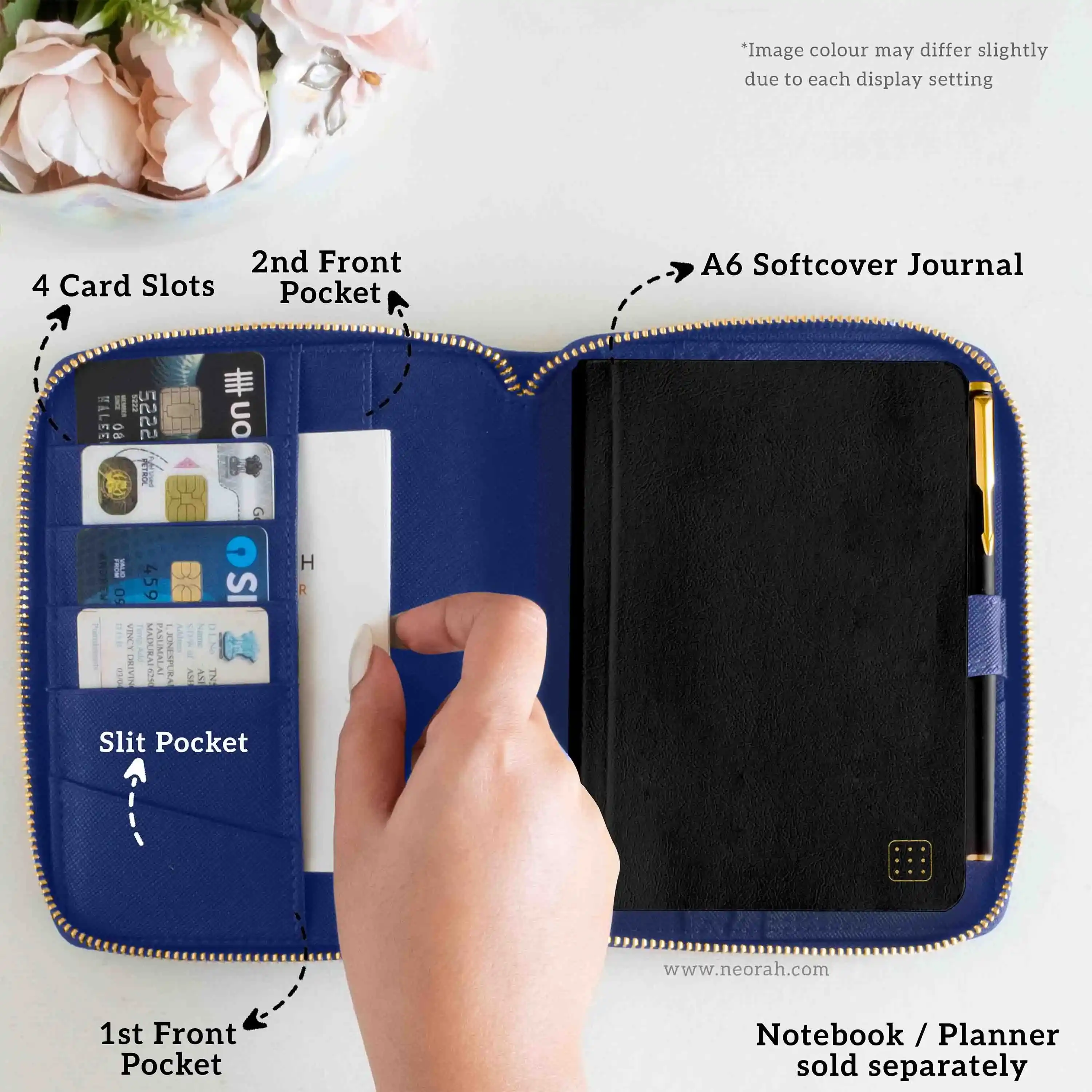 A6 - REFILLABLE QUILTED ORGANISER SLEEVE - ZIP - Image 102