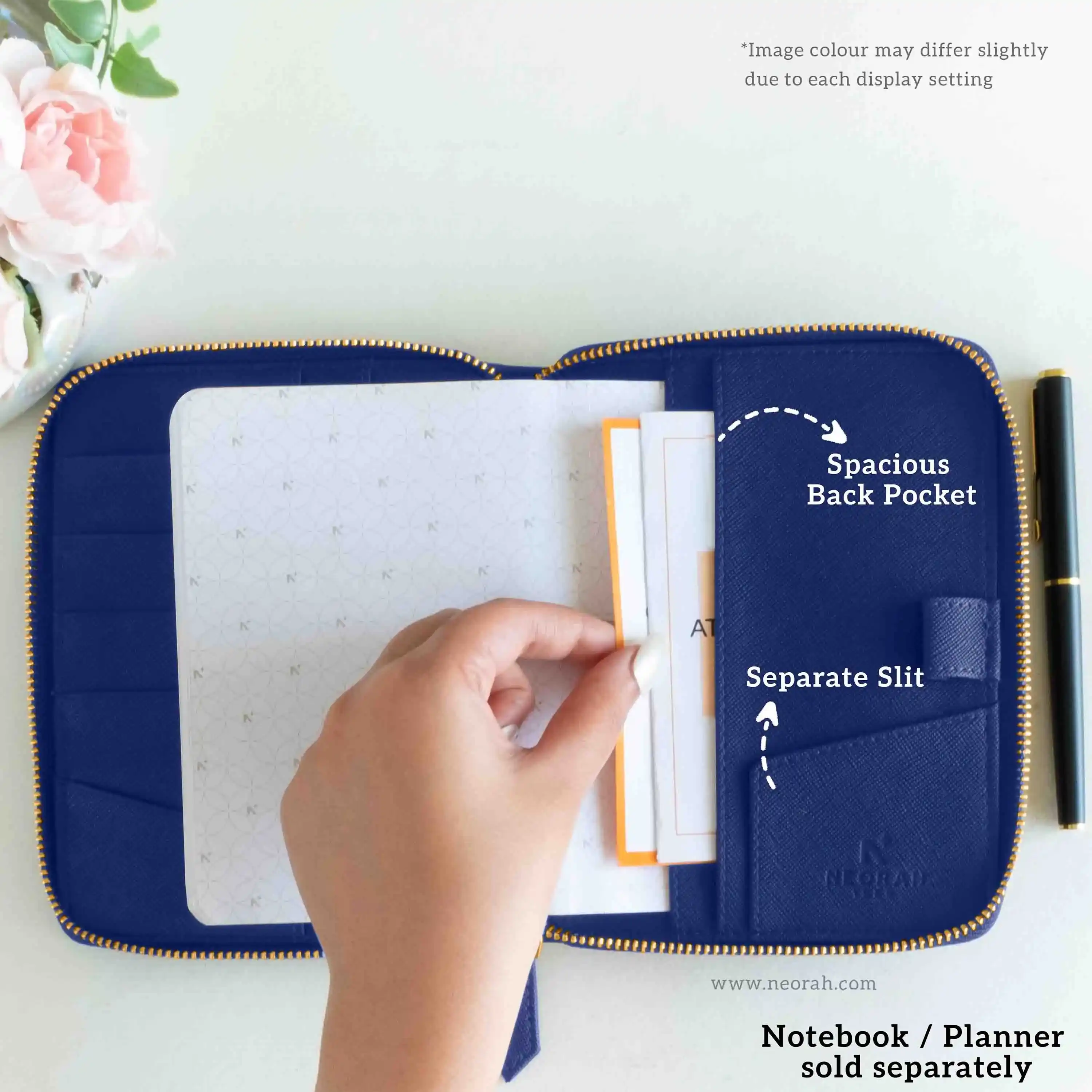 A6 - REFILLABLE QUILTED ORGANISER SLEEVE - ZIP - Image 104
