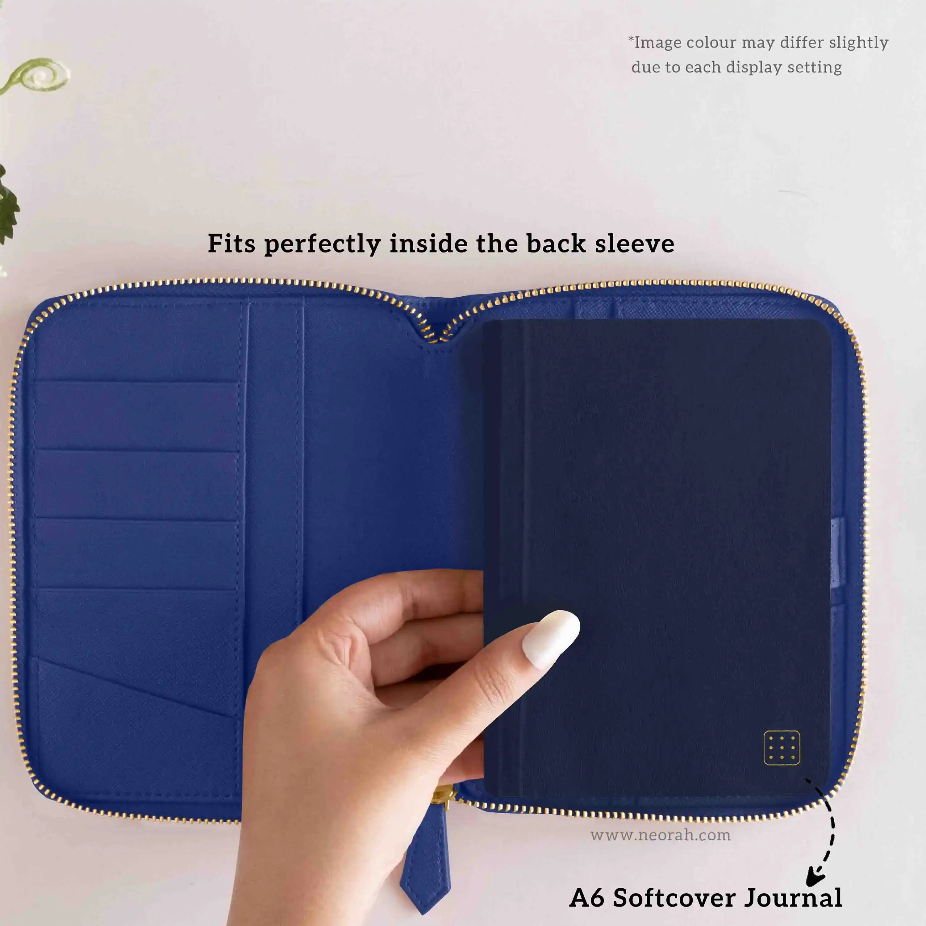 A6 - REFILLABLE QUILTED ORGANISER SLEEVE - ZIP - Image 106