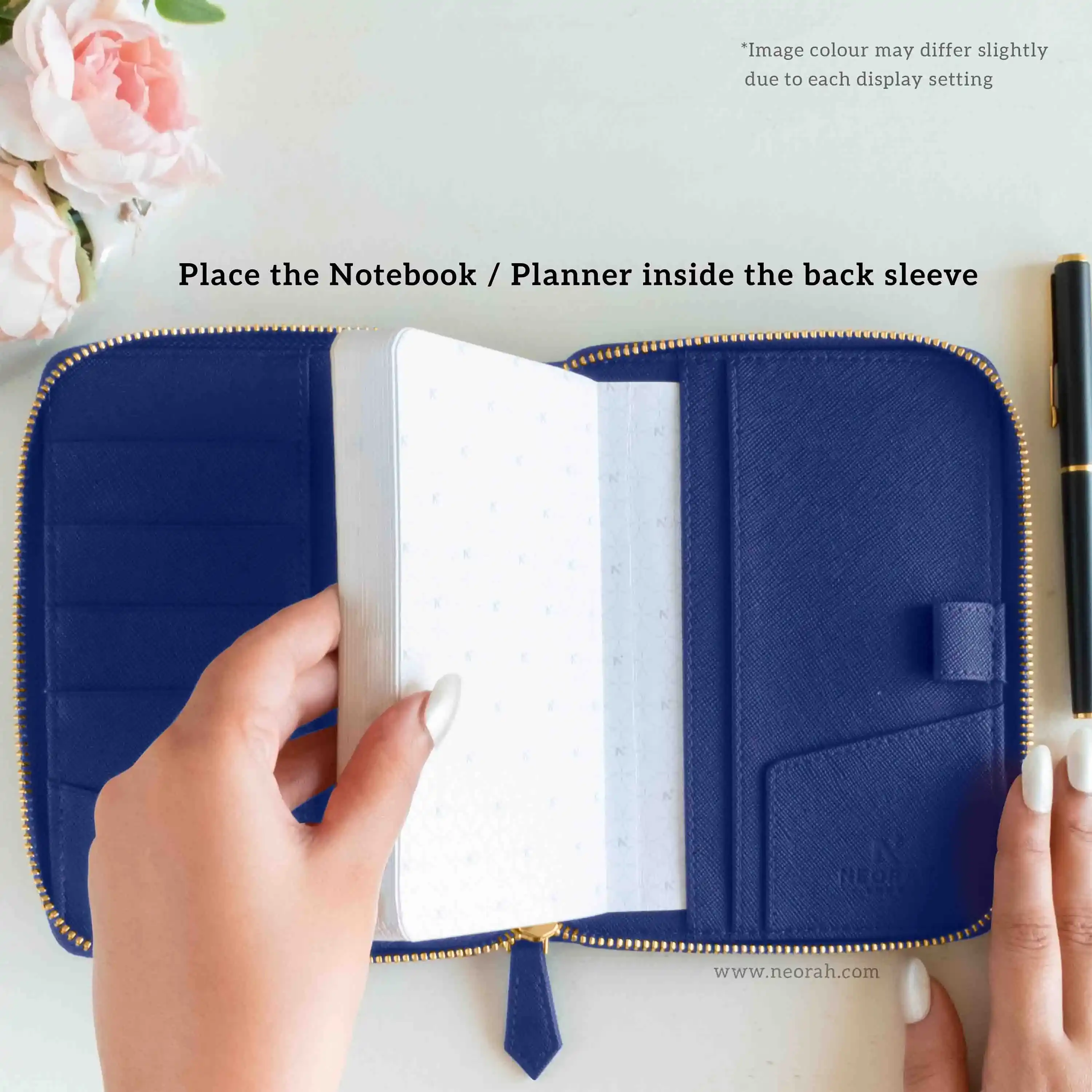 A6 - REFILLABLE QUILTED ORGANISER SLEEVE - ZIP - Image 108