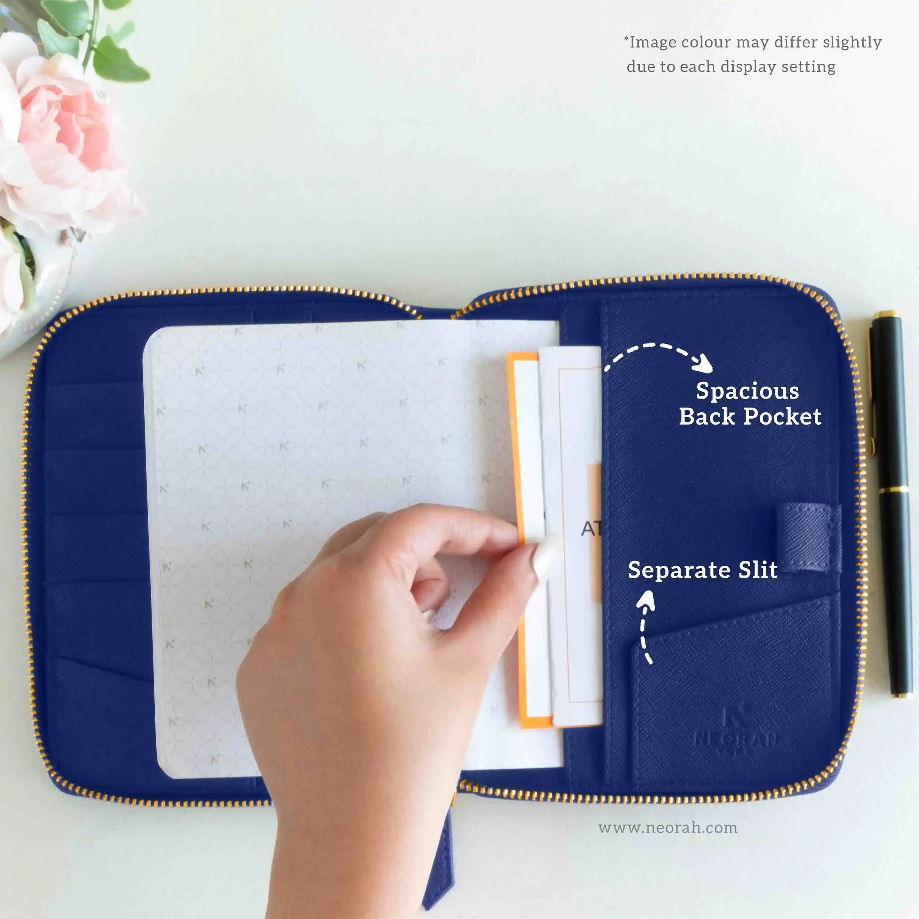 A6 - REFILLABLE QUILTED ORGANISER SLEEVE - ZIP - Image 109