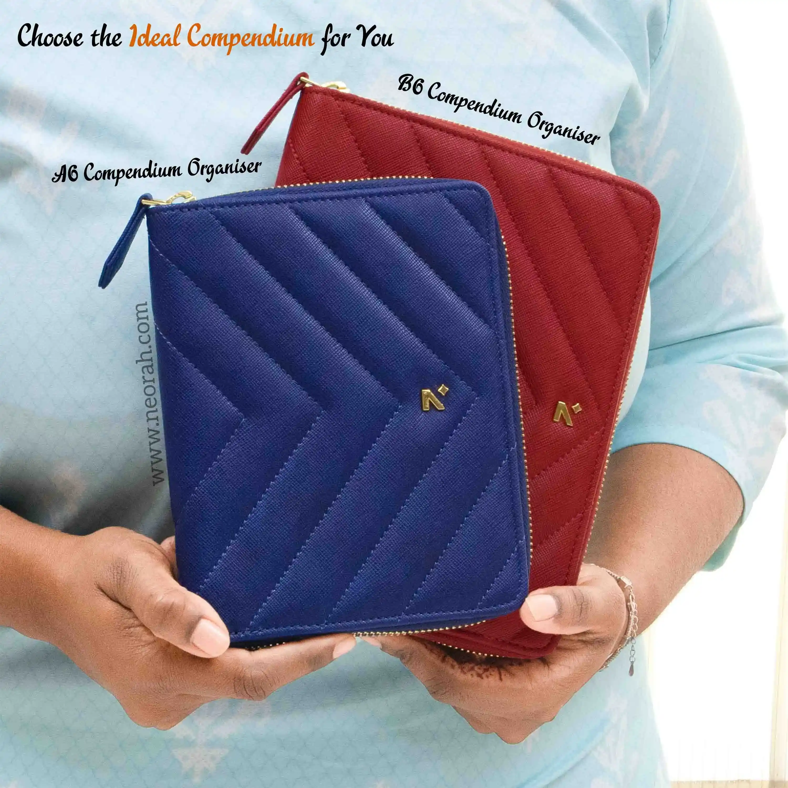 A6 - REFILLABLE QUILTED ORGANISER SLEEVE - ZIP - Image 111