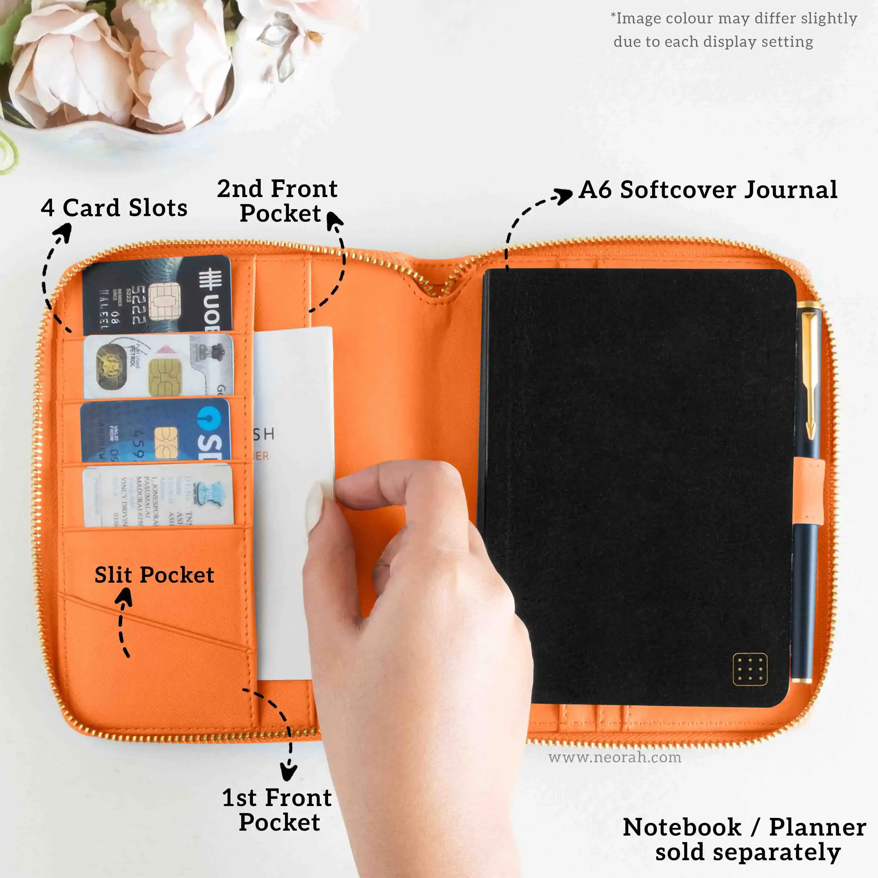 A6 - REFILLABLE QUILTED ORGANISER SLEEVE - ZIP - Image 115