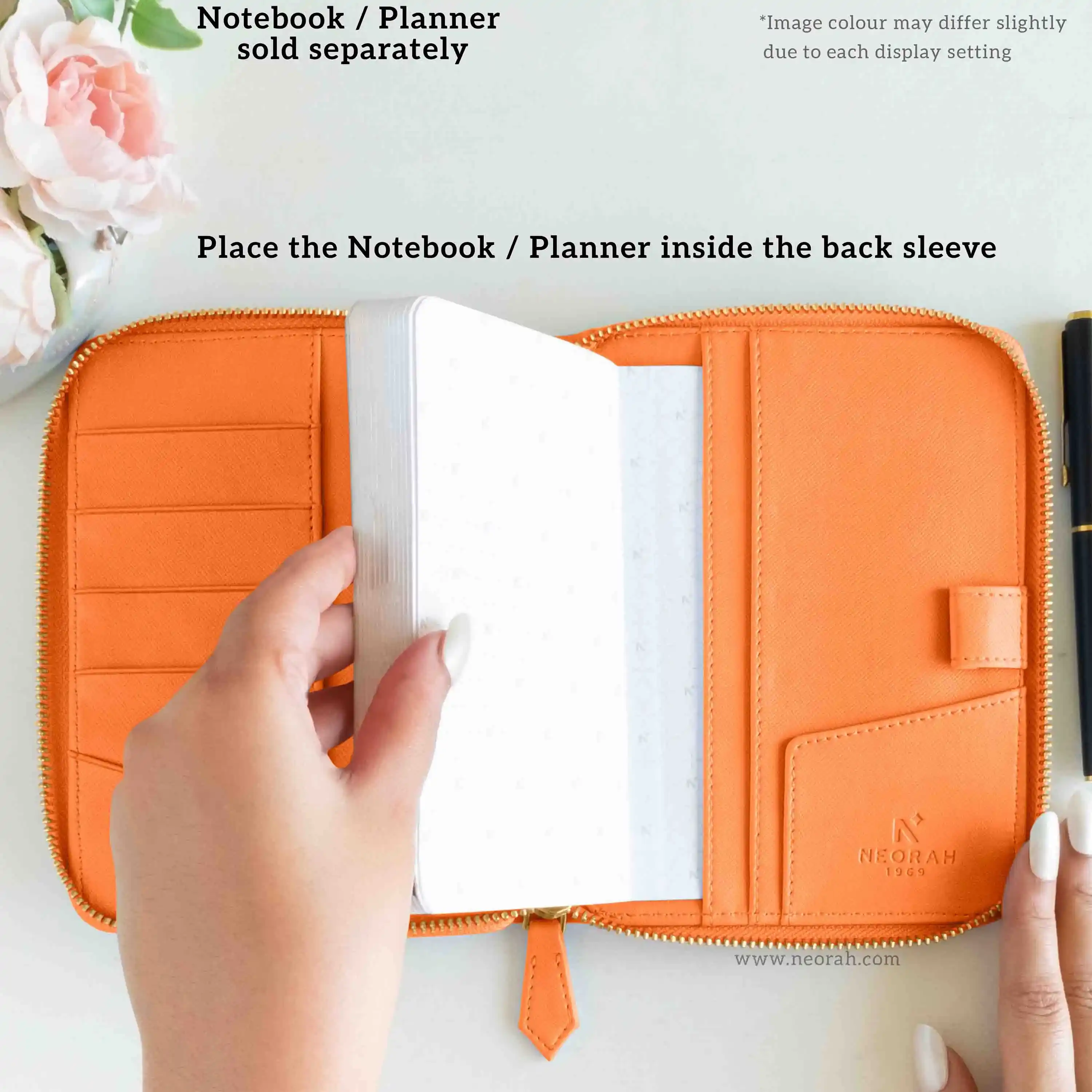 A6 - REFILLABLE QUILTED ORGANISER SLEEVE - ZIP - Image 116