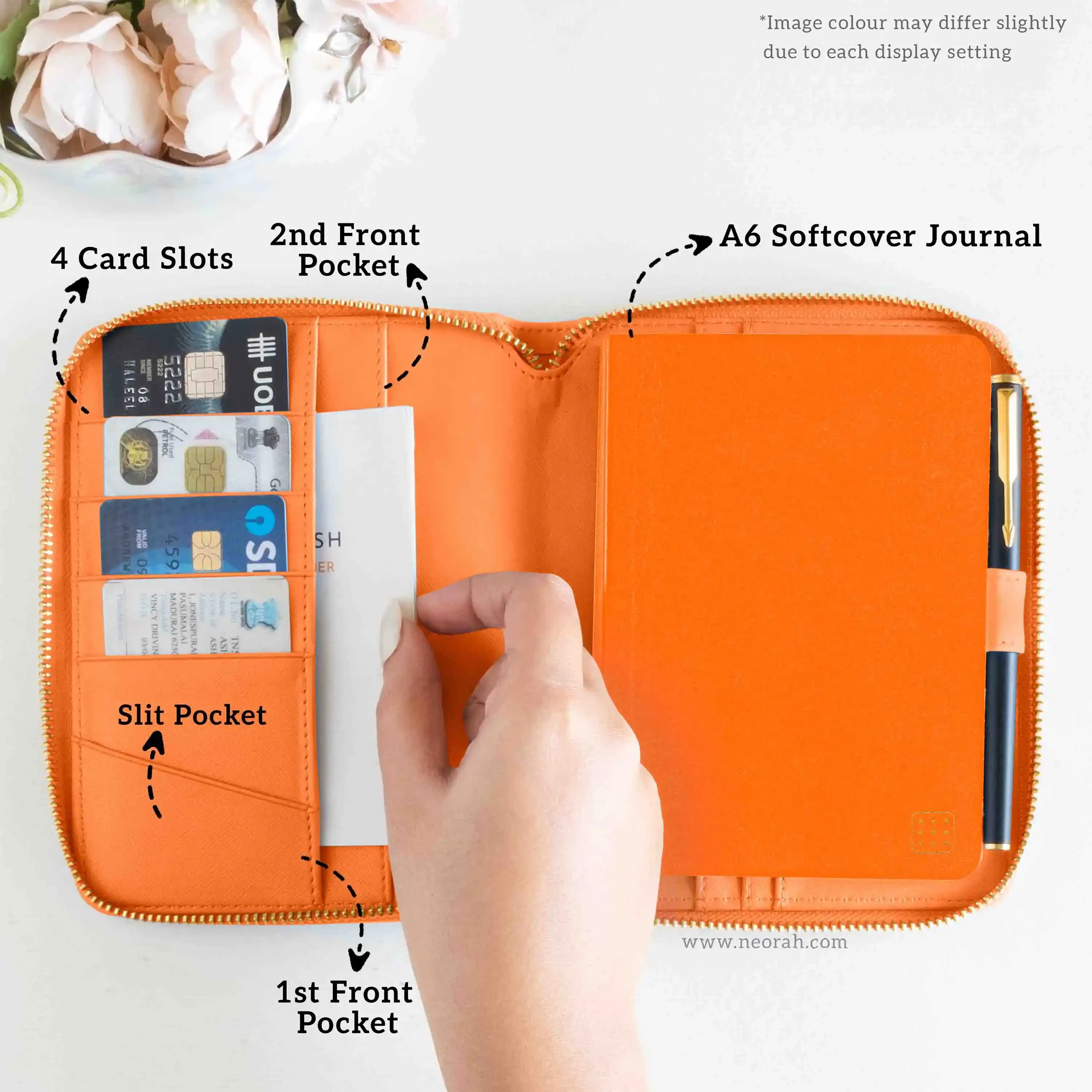 A6 - REFILLABLE QUILTED ORGANISER SLEEVE - ZIP - Image 120