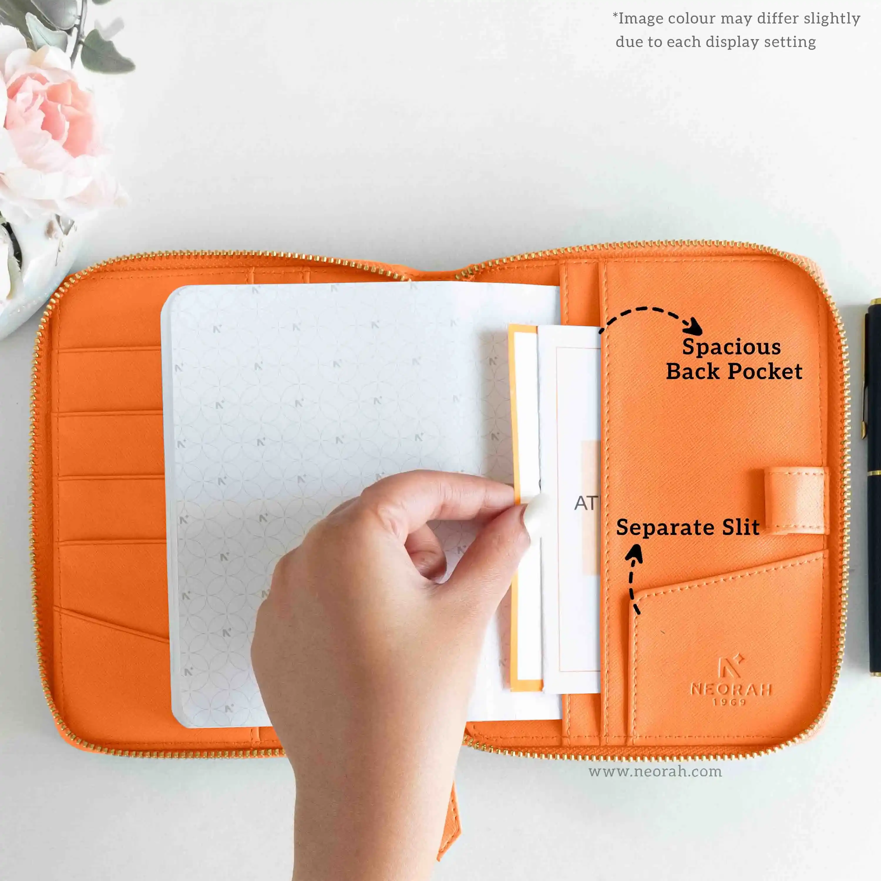 A6 - REFILLABLE QUILTED ORGANISER SLEEVE - ZIP - Image 122
