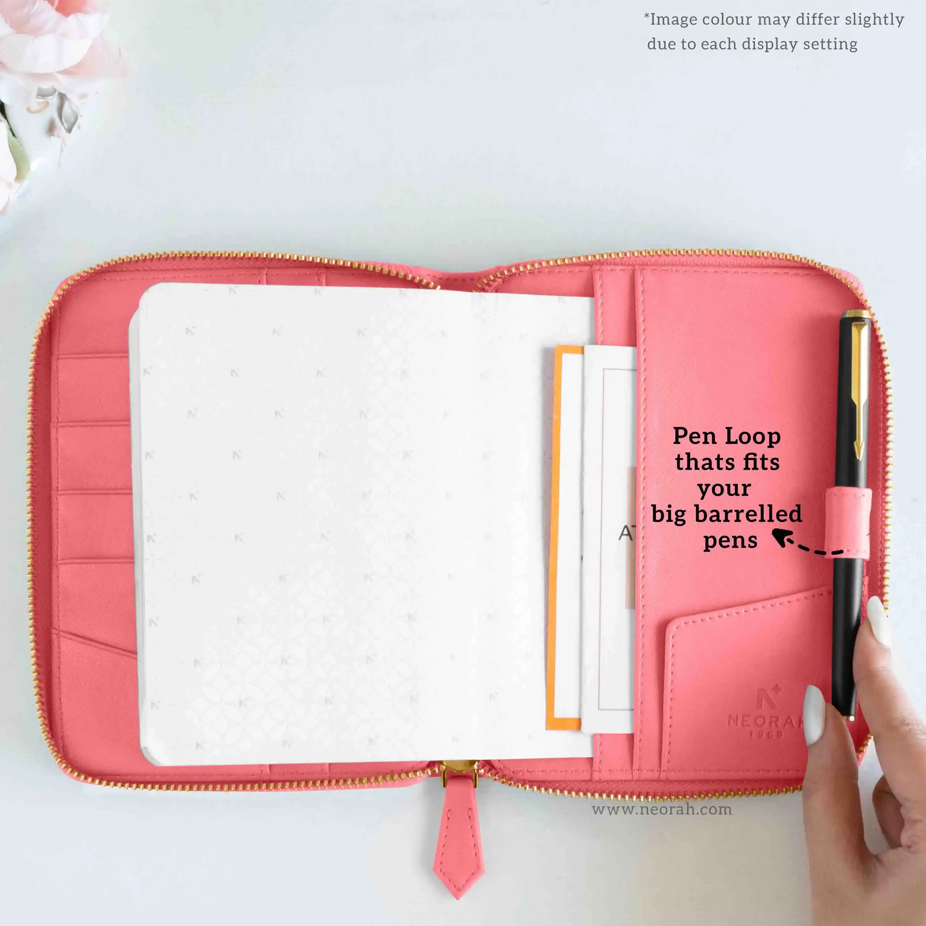 A6 - REFILLABLE QUILTED ORGANISER SLEEVE - ZIP - Image 135