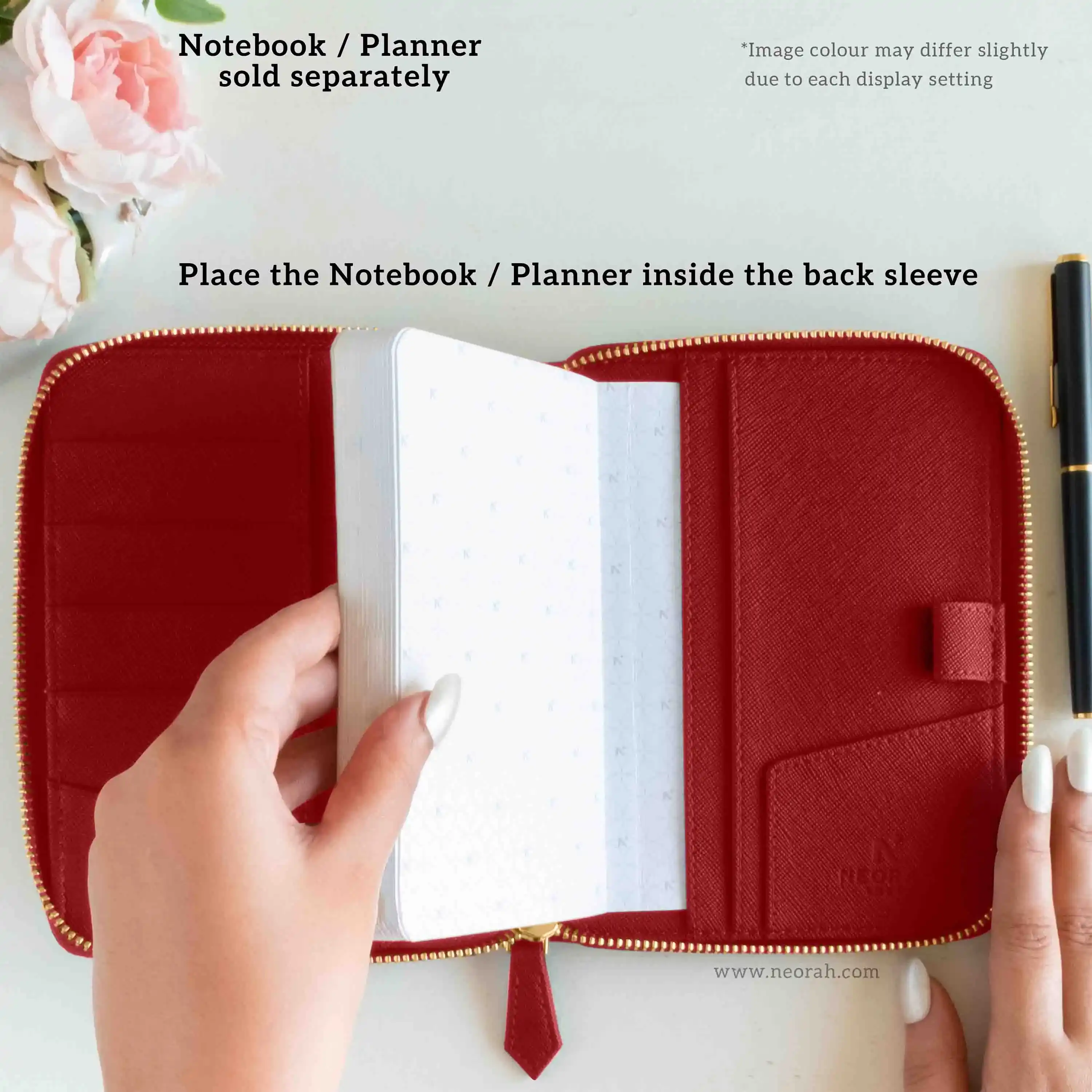 A6 - REFILLABLE QUILTED ORGANISER SLEEVE - ZIP - Image 147