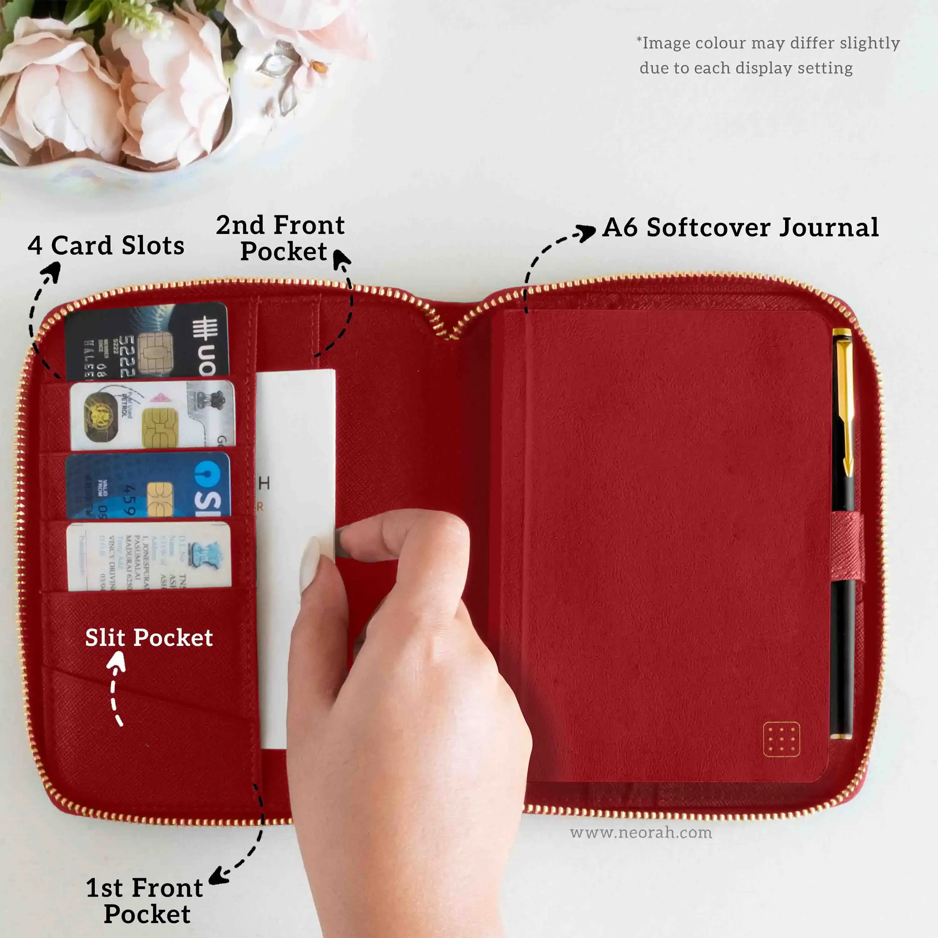 A6 - REFILLABLE QUILTED ORGANISER SLEEVE - ZIP - Image 151
