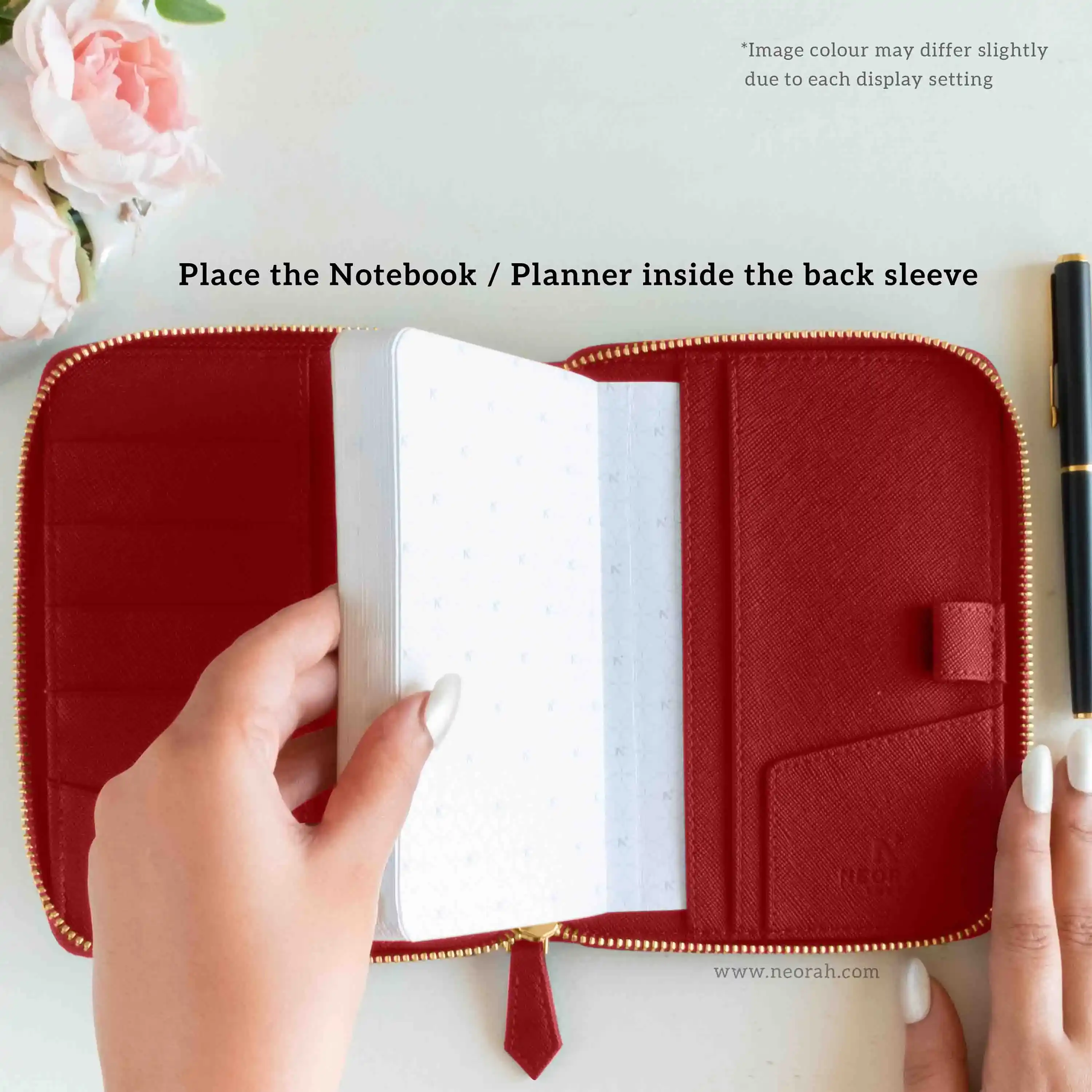 A6 - REFILLABLE QUILTED ORGANISER SLEEVE - ZIP - Image 152