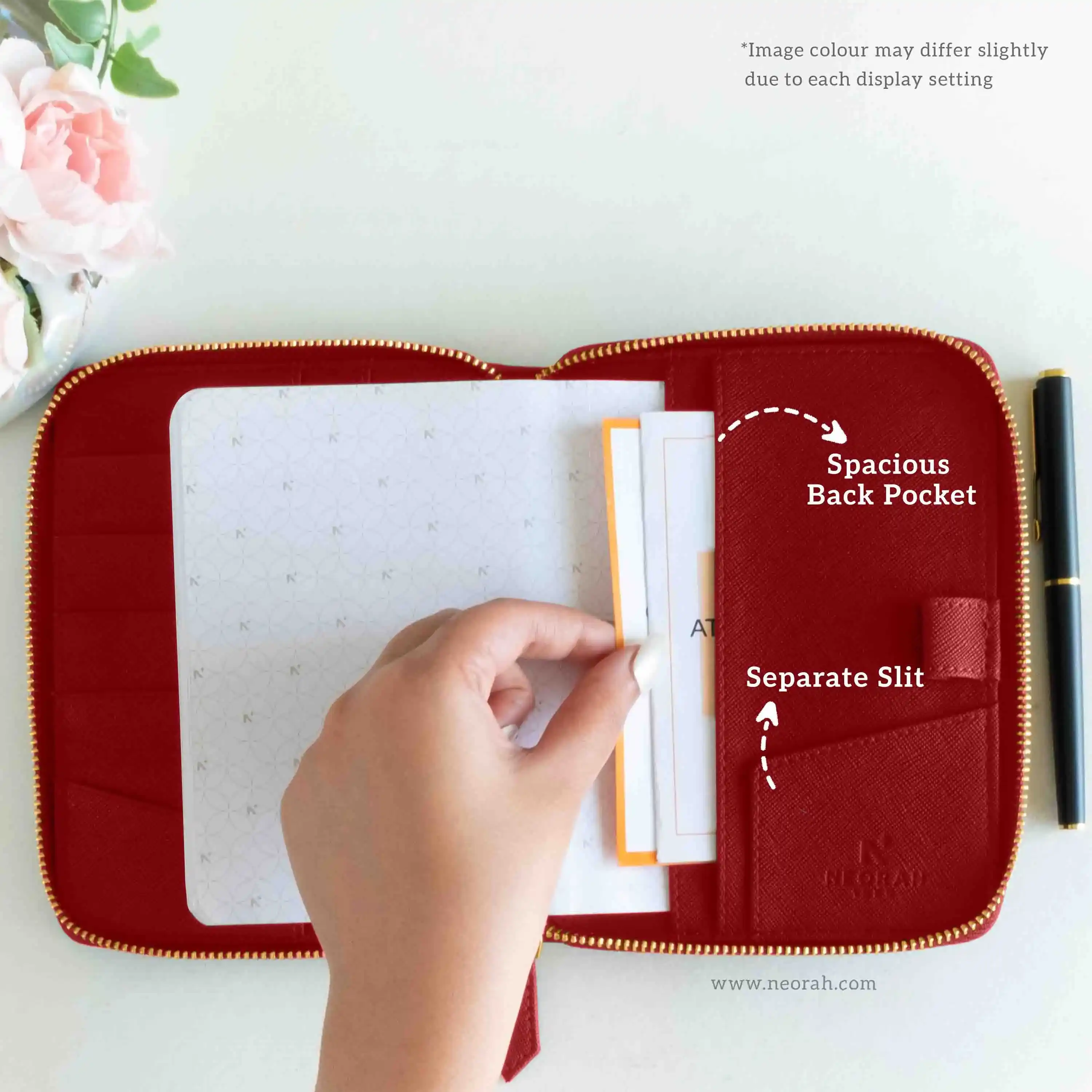 A6 - REFILLABLE QUILTED ORGANISER SLEEVE - ZIP - Image 153
