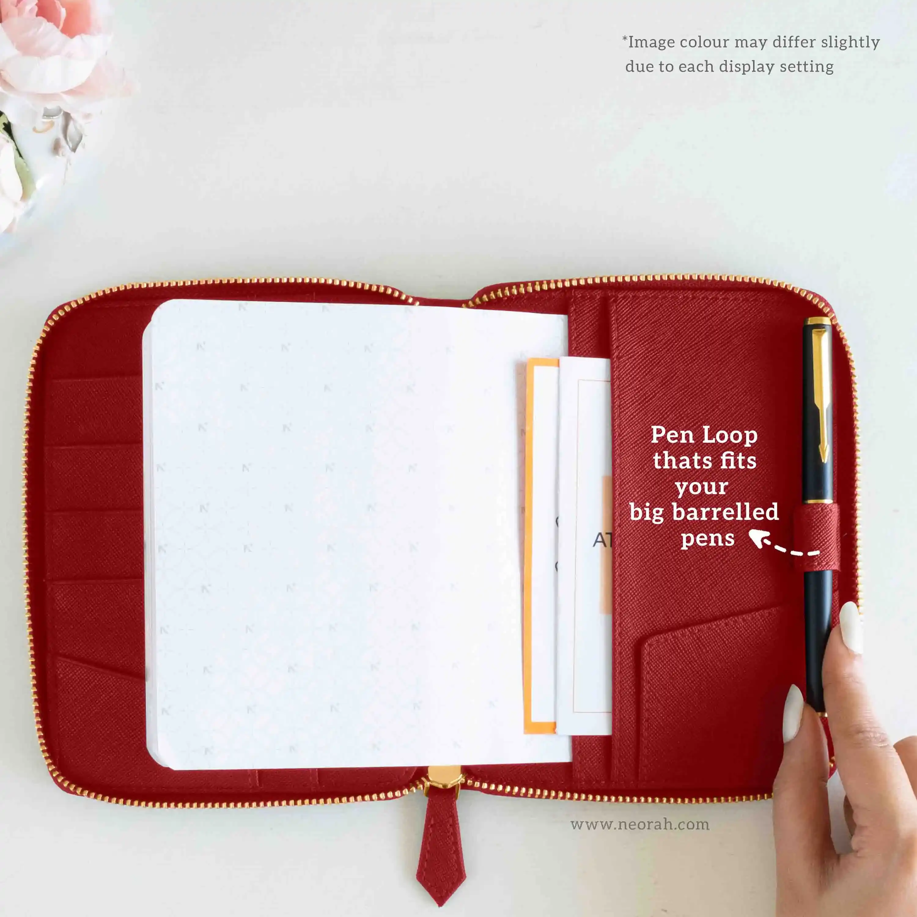 A6 - REFILLABLE QUILTED ORGANISER SLEEVE - ZIP - Image 154