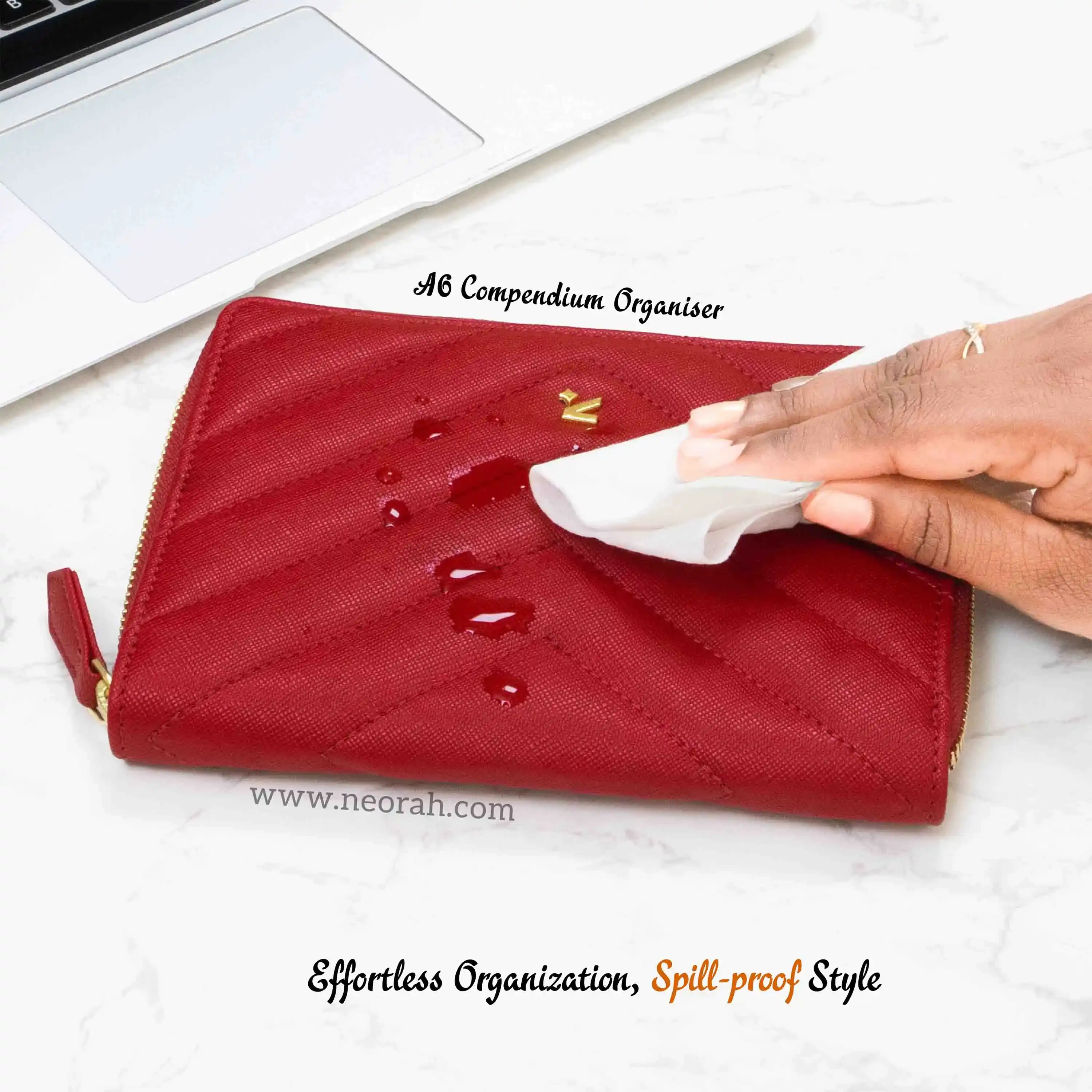 A6 - REFILLABLE QUILTED ORGANISER SLEEVE - ZIP - Image 156