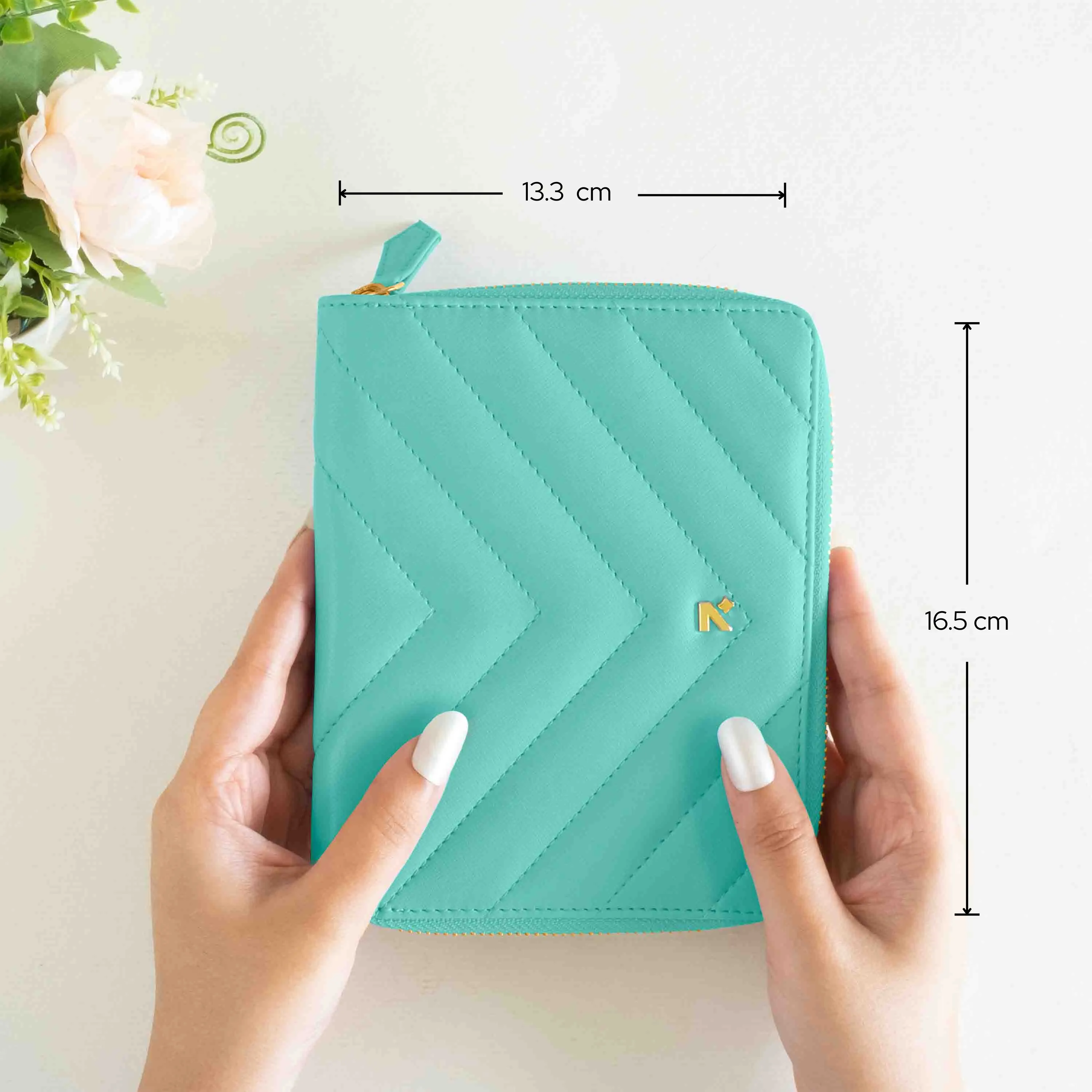 A6 - REFILLABLE QUILTED ORGANISER SLEEVE - ZIP - Image 157